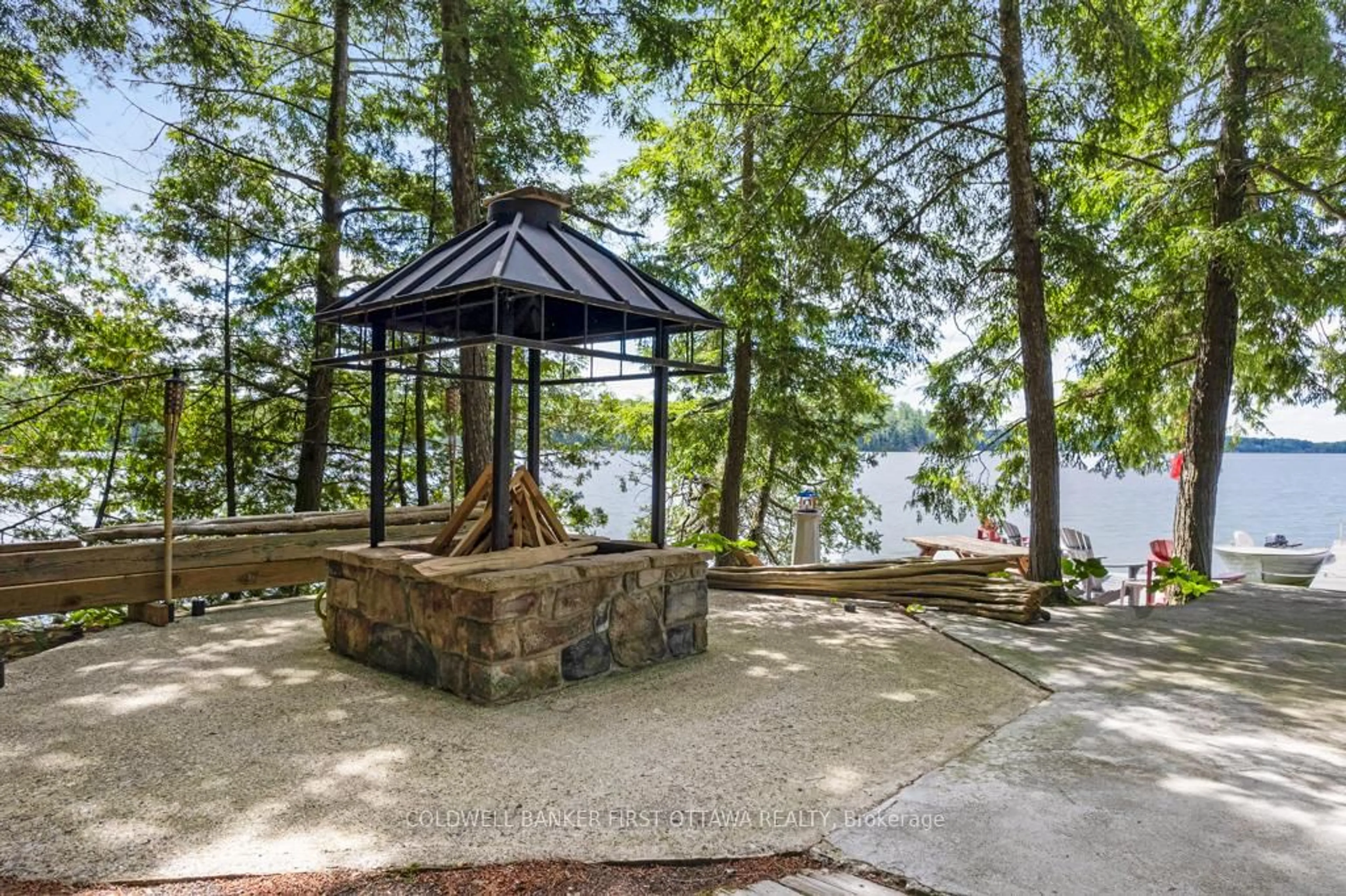 Patio, water/lake/river/ocean view for 2275 Palmerston Lake, Ompah Ontario K0H 2J0