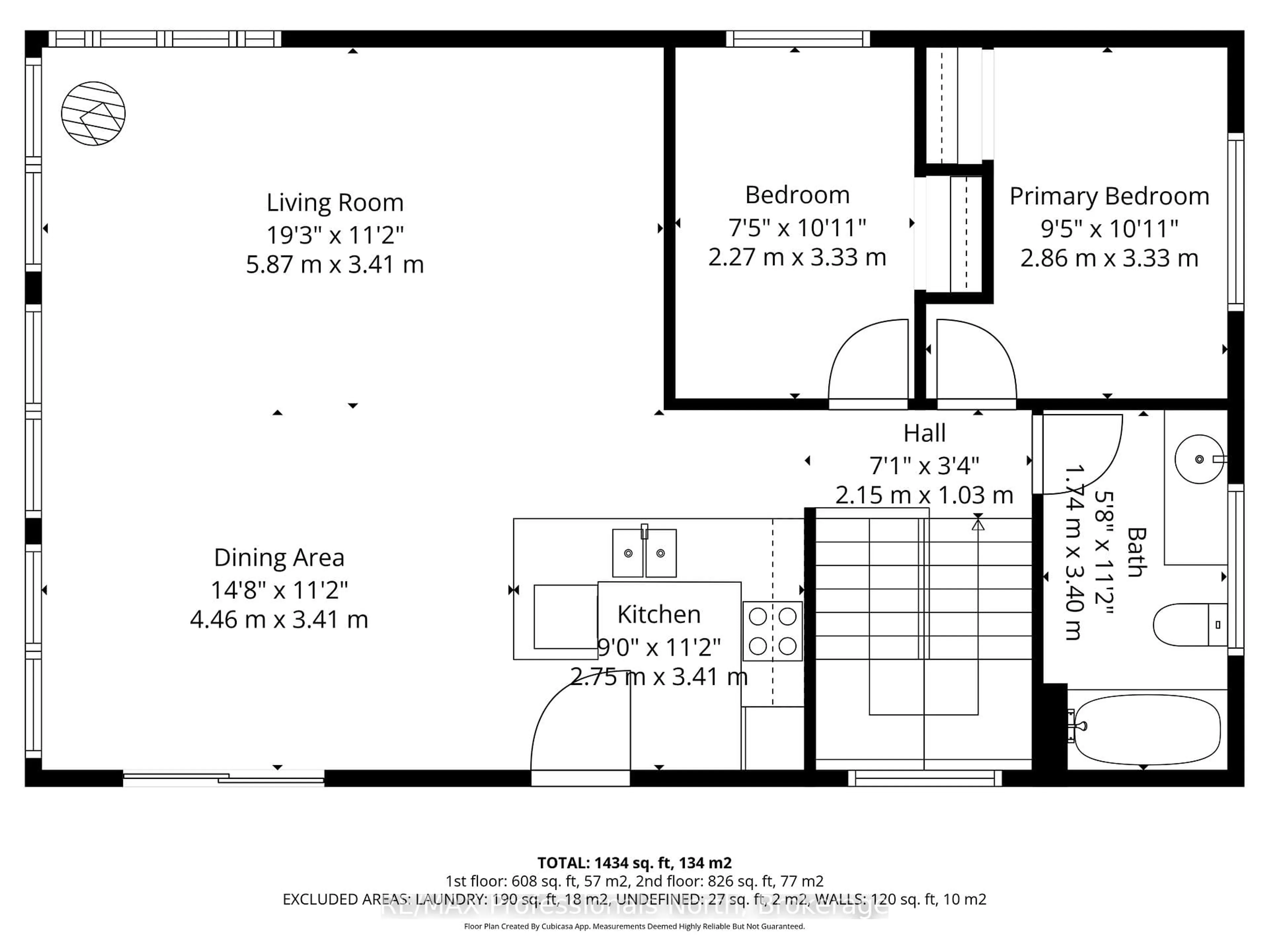 Floor plan for 375 Harp Lake Rd, Huntsville Ontario P1H 2J6