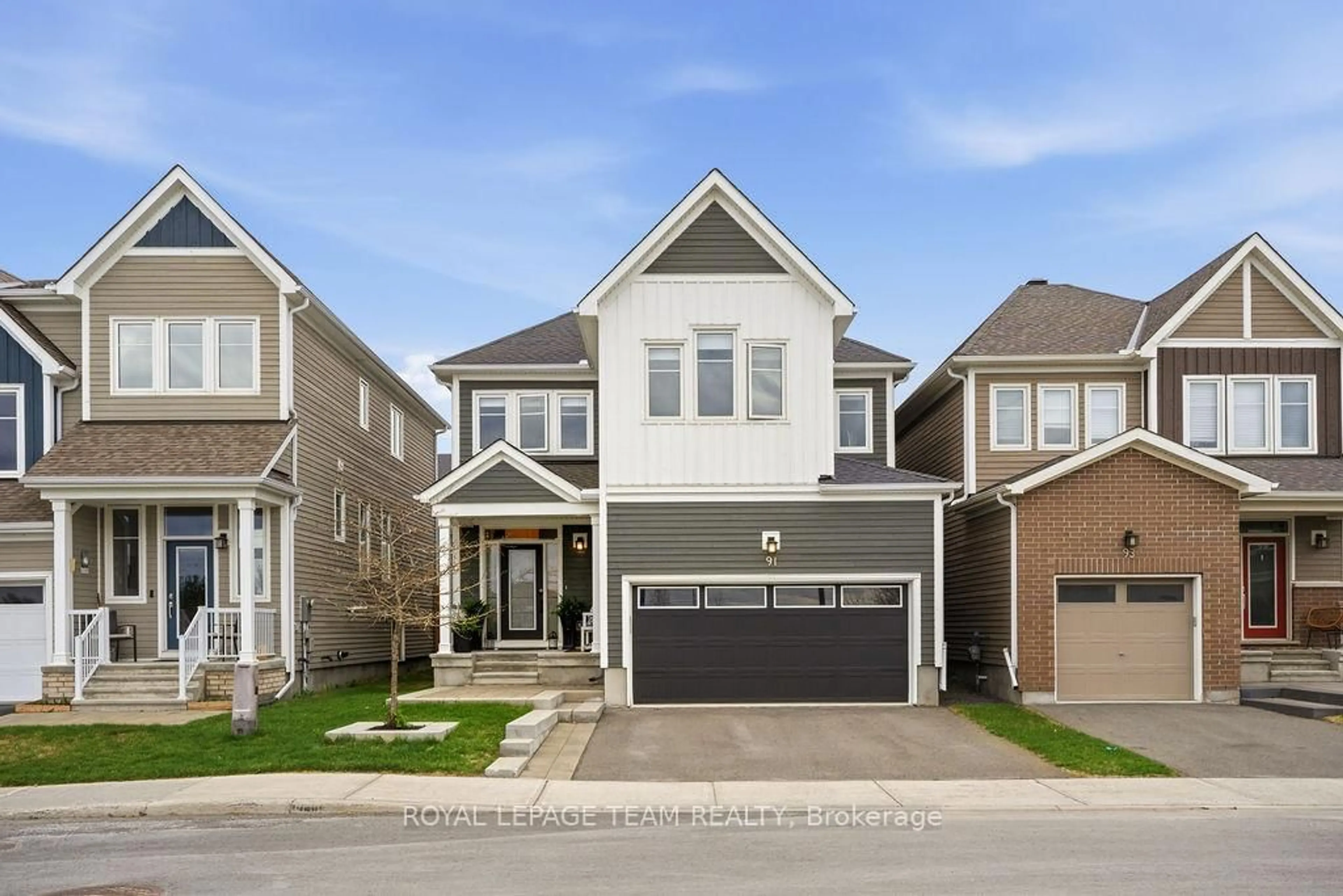 Home with brick exterior material, street for 91 Cantle Cres, Richmond Ontario K0A 2Z0