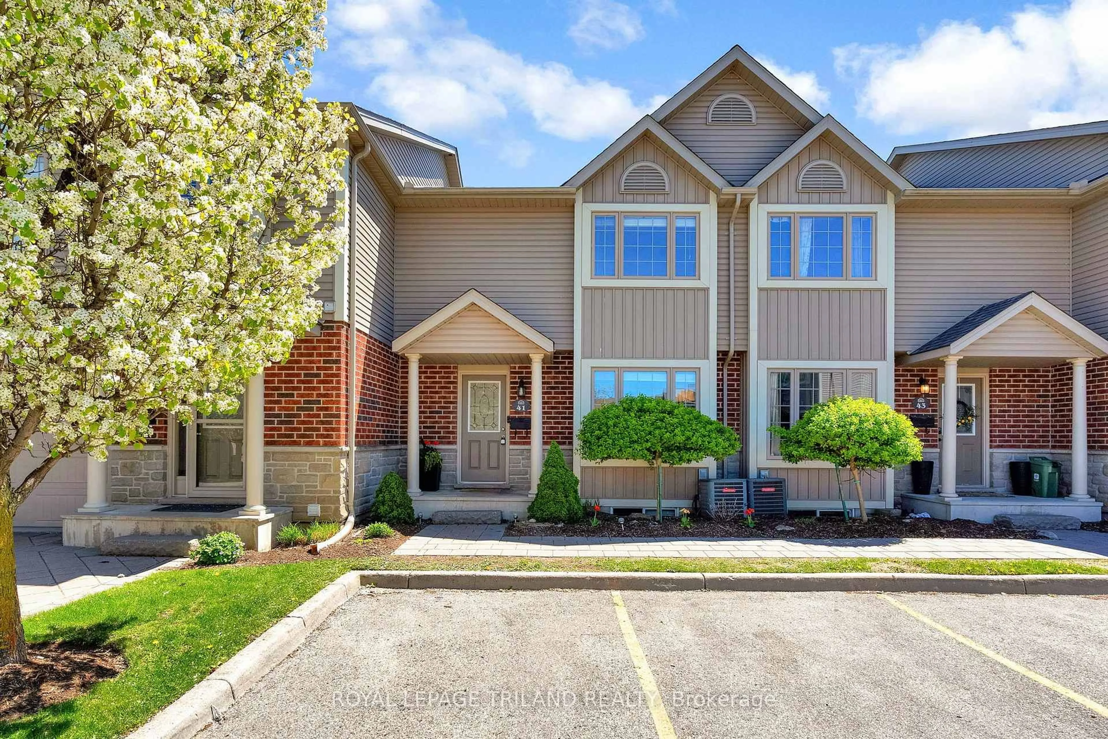 Home with brick exterior material, street for 2145 North Routledge Park #41, London North Ontario N6G 0J8