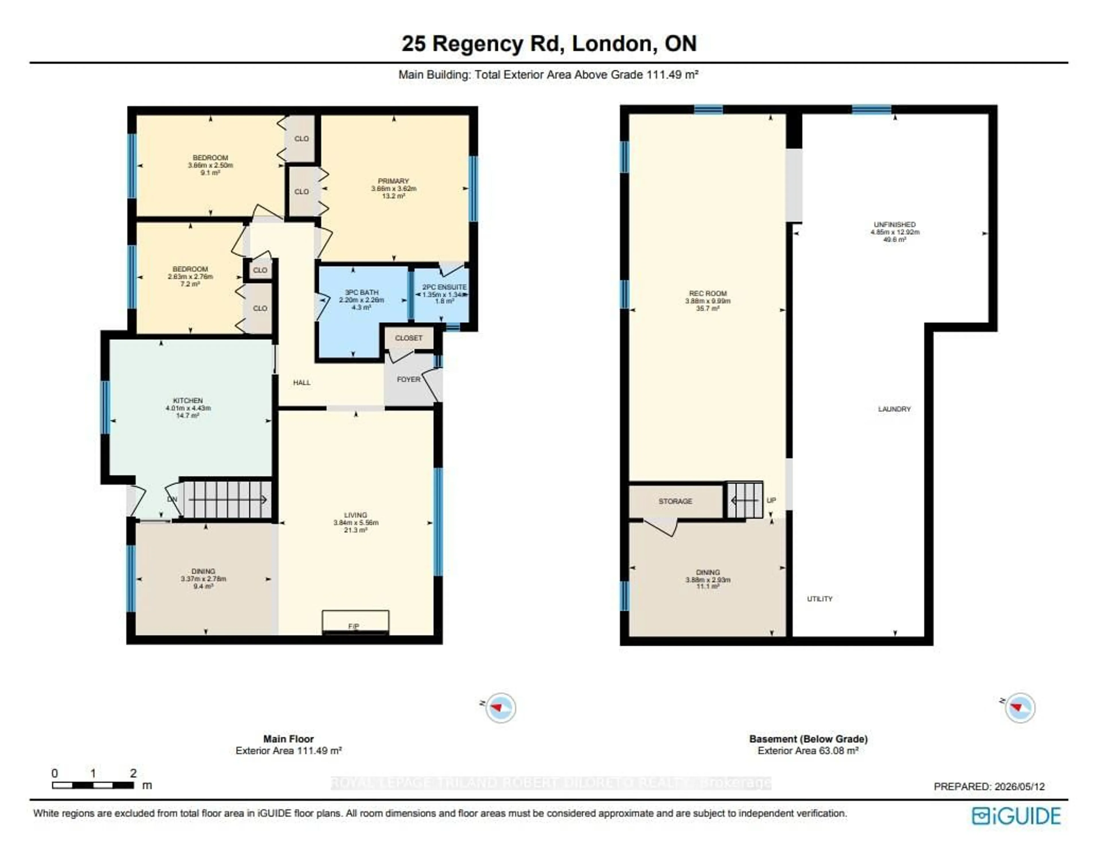 Floor plan for 25 Regency Rd, London North Ontario N6H 4A7
