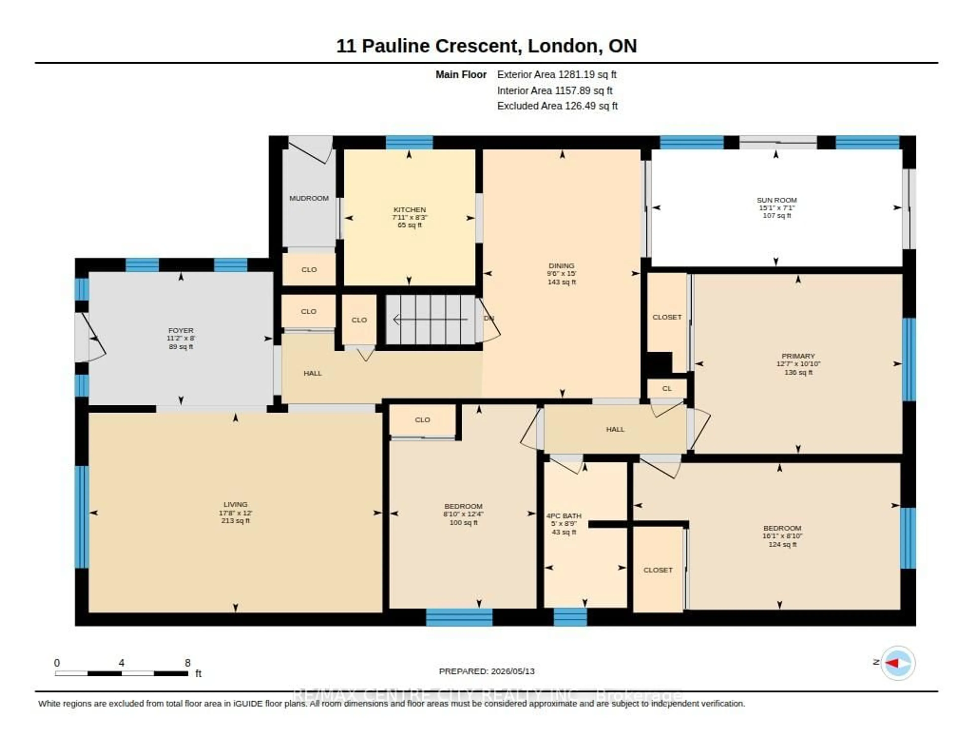 Floor plan for 11 Pauline Cres, London South Ontario N6E 2L2