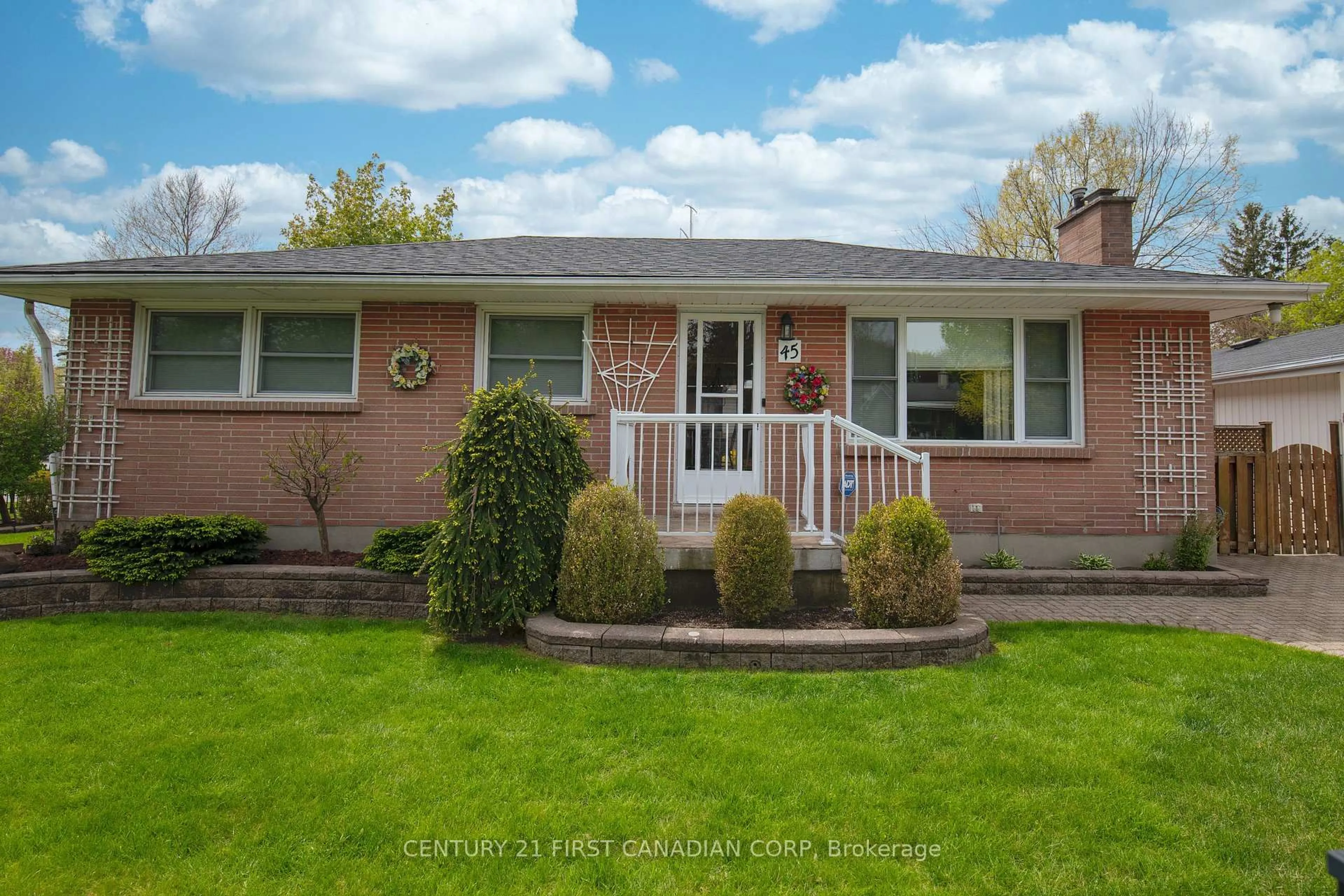 Home with brick exterior material, street for 45 Manitoulin Dr, London East Ontario N5W 1M2