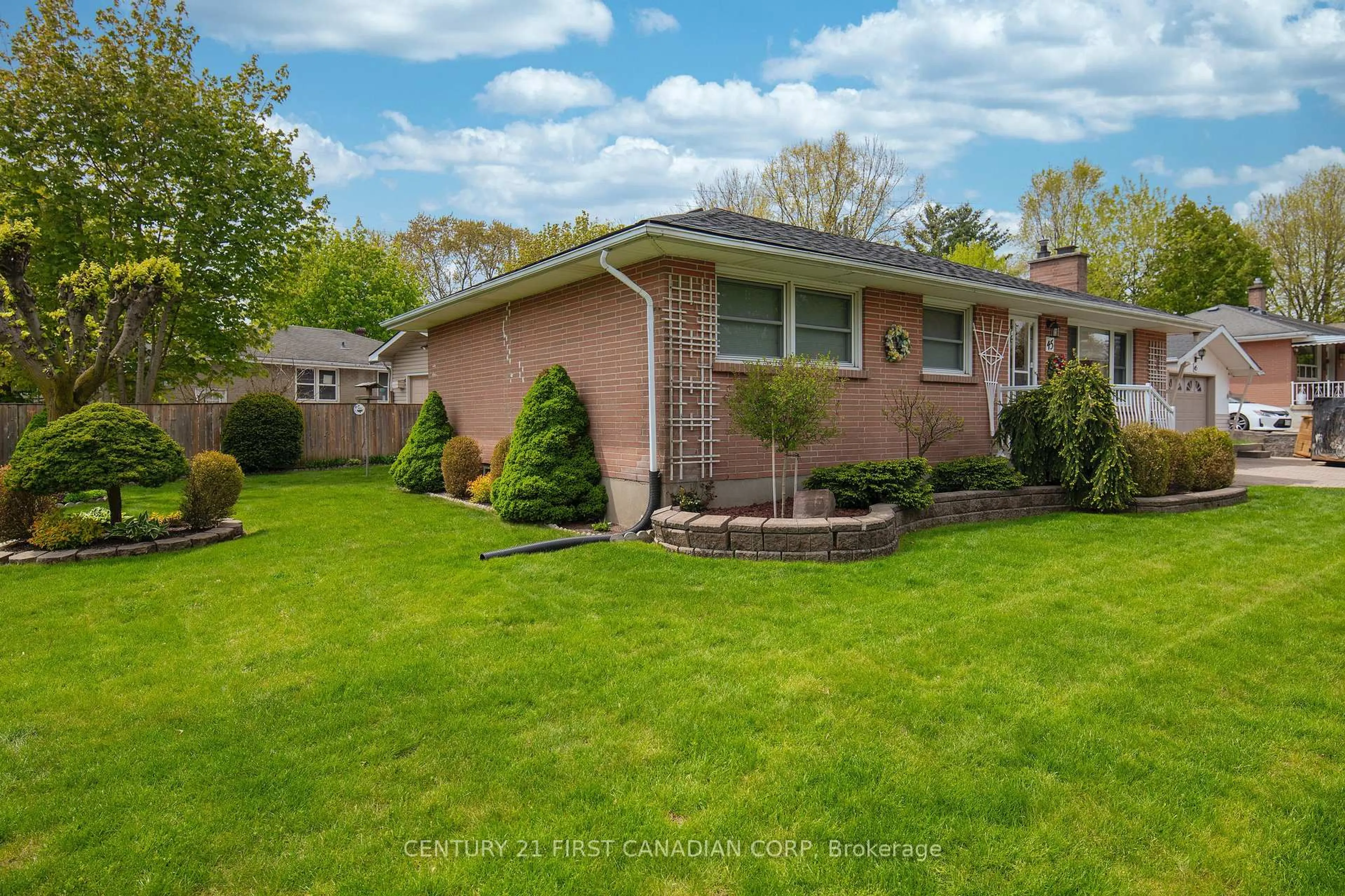 Home with brick exterior material, street for 45 Manitoulin Dr, London East Ontario N5W 1M2