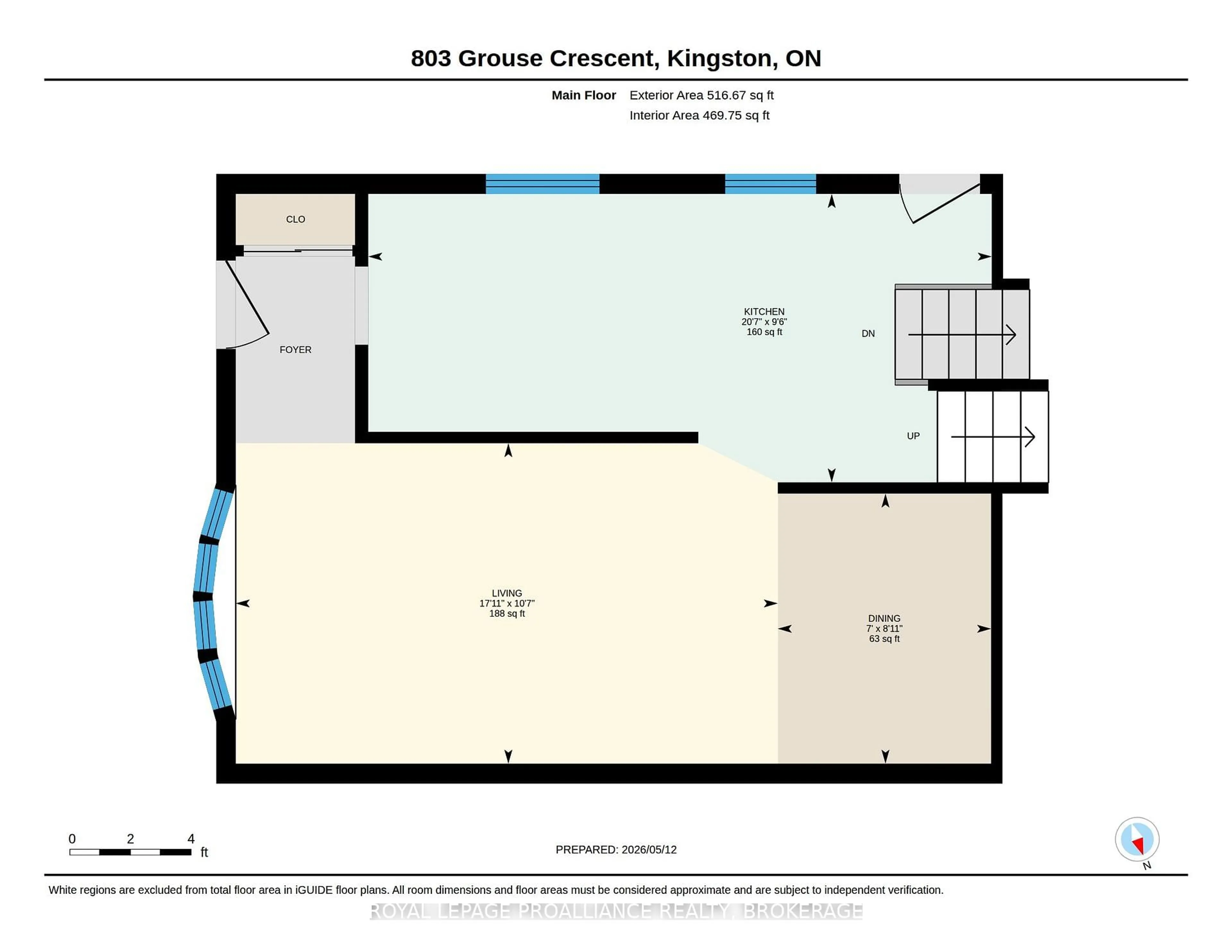 Floor plan for 803 Grouse Cres, Kingston Ontario K7P 1A1