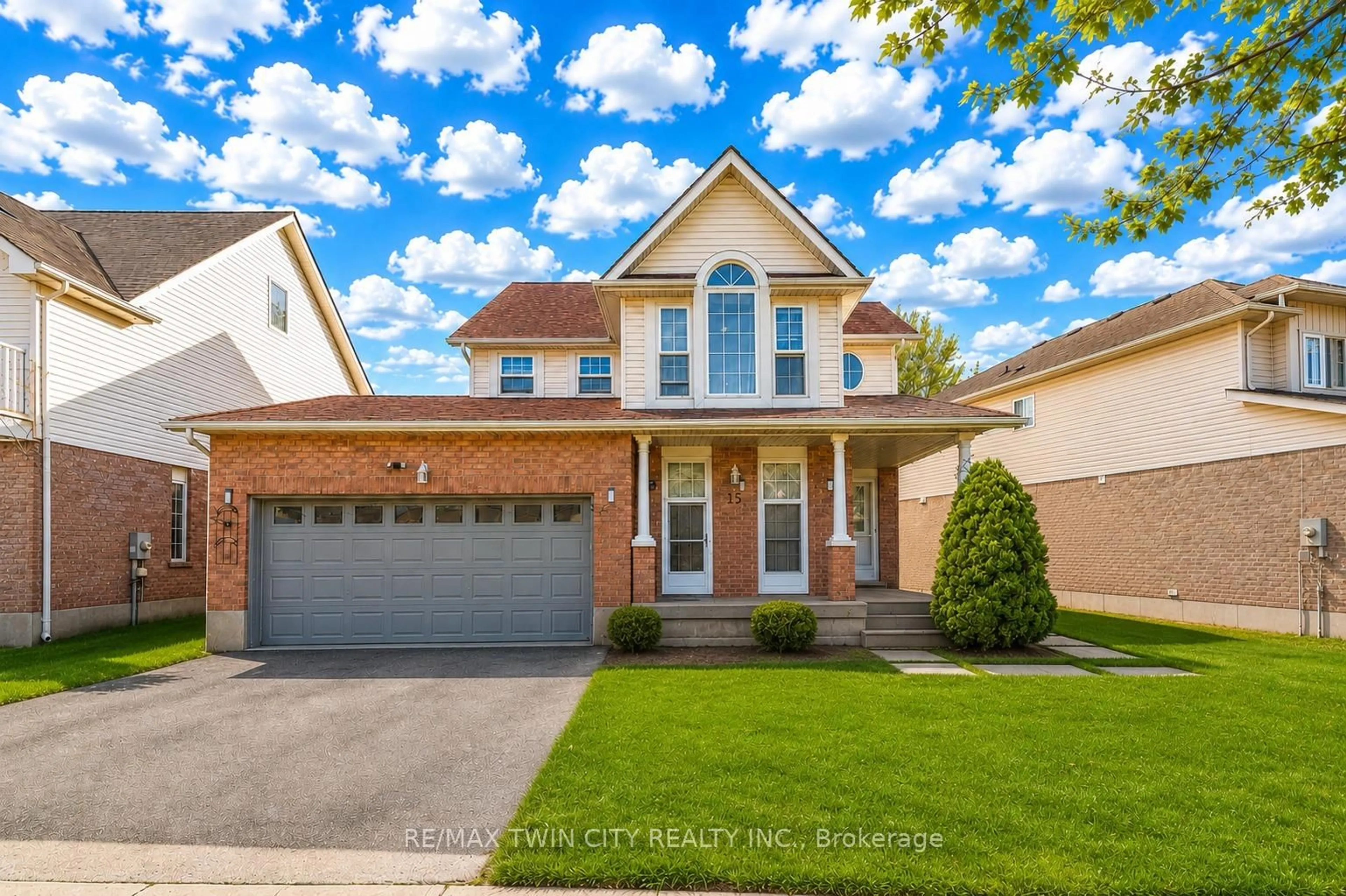 Home with brick exterior material, street for 15 Copper Leaf St, Kitchener Ontario N2E 3T3