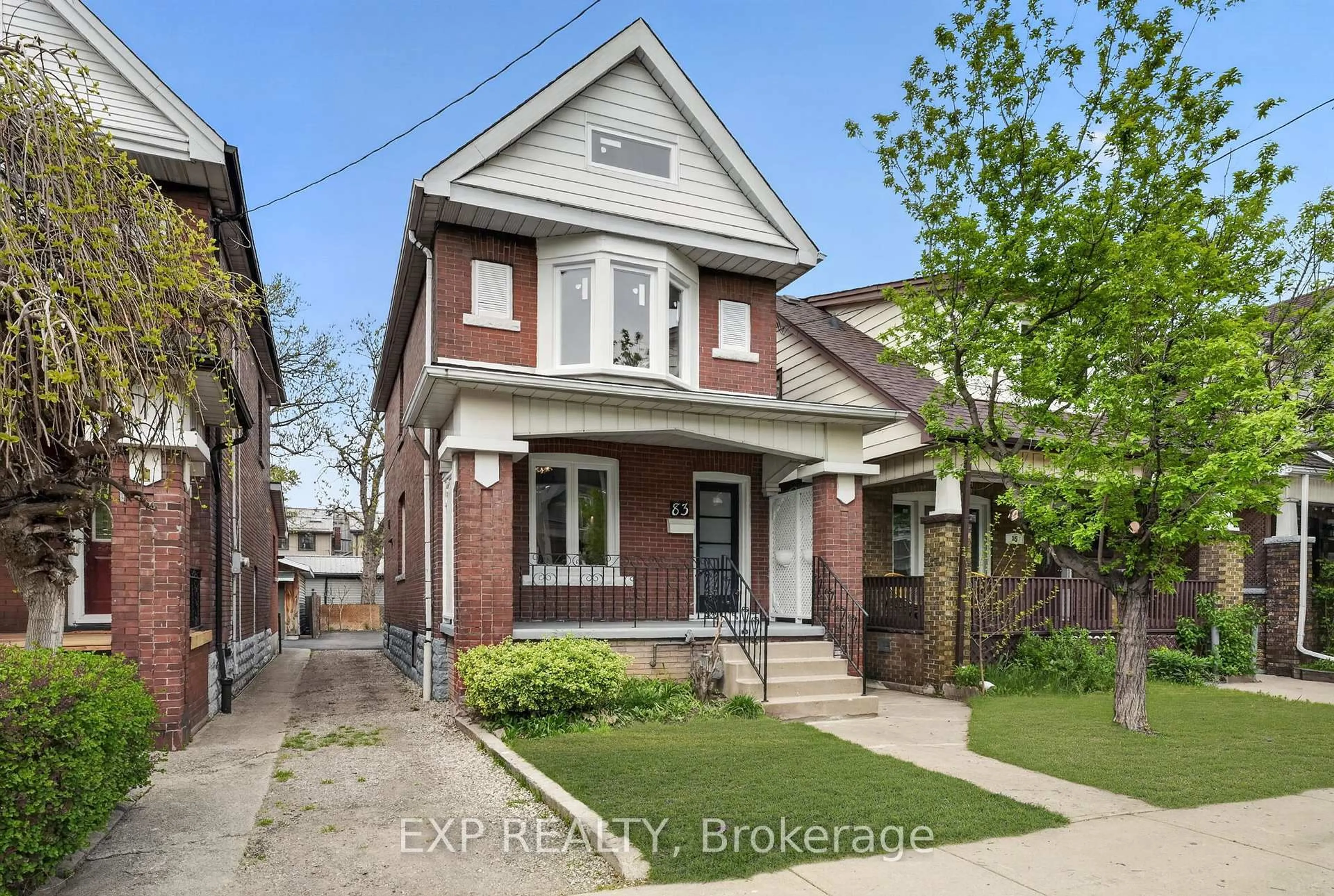 Home with brick exterior material, street for 83 Beechwood Ave, Hamilton Ontario L8L 2S7