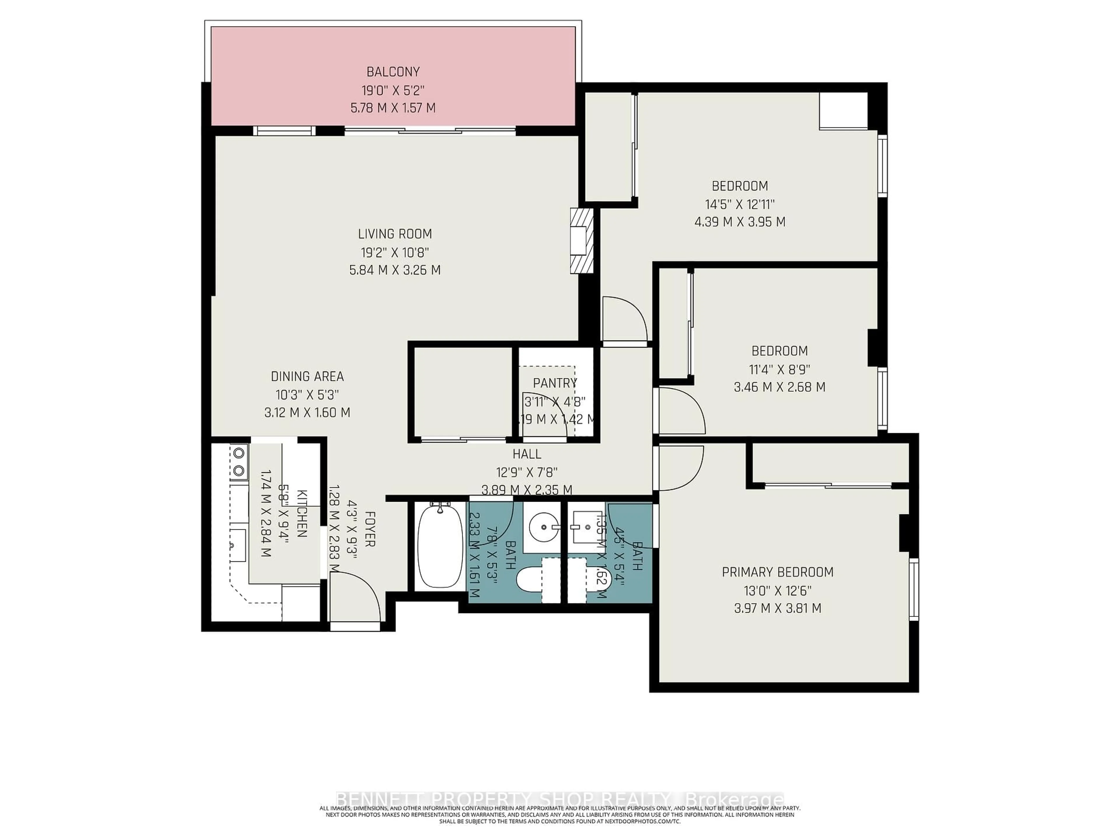 Floor plan for 2000 Jasmine Cres #410, Ottawa Ontario K1J 8K4