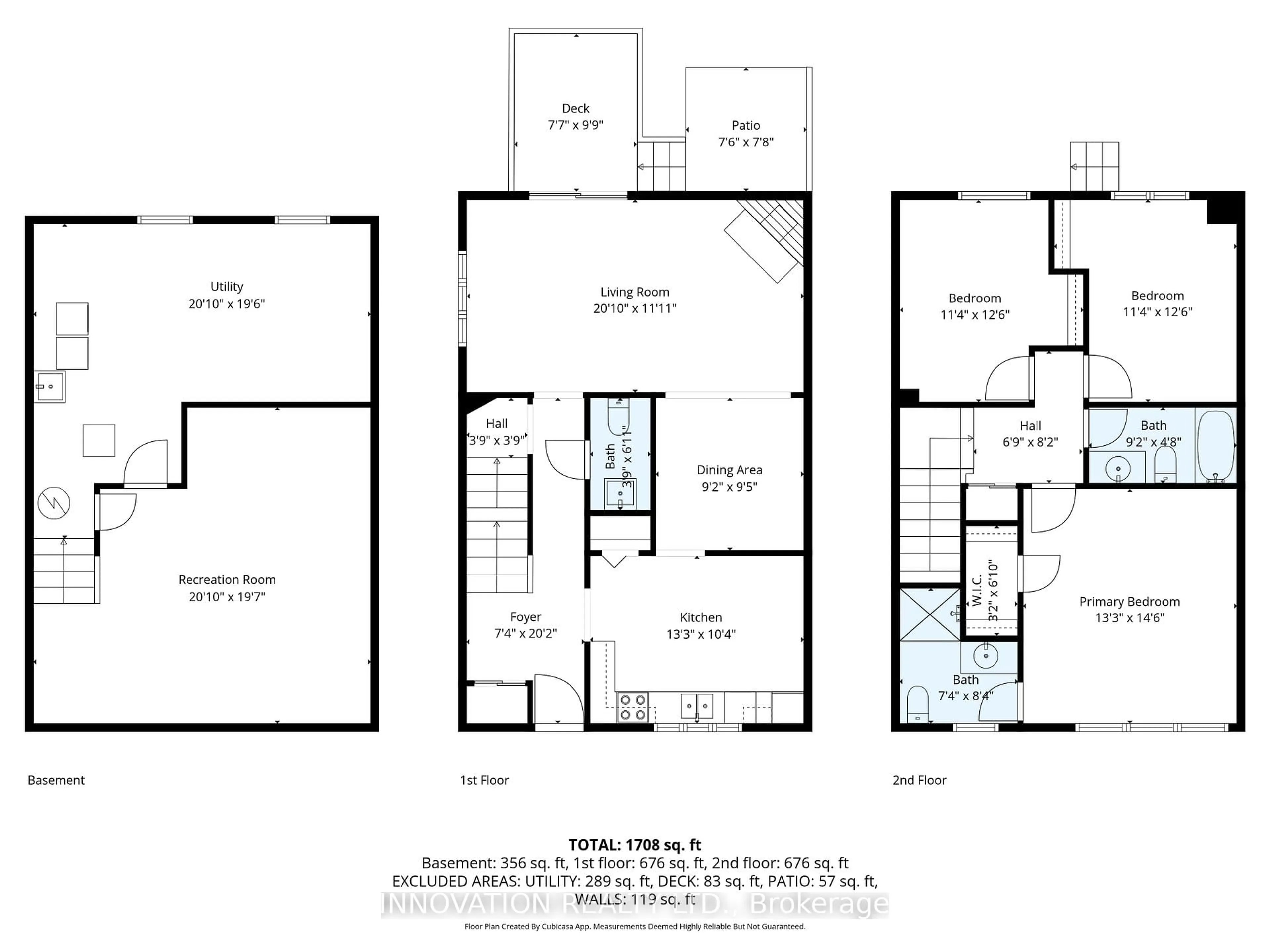 Floor plan for 1773 Bellmanor Crt, Ottawa Ontario K1T 2V6