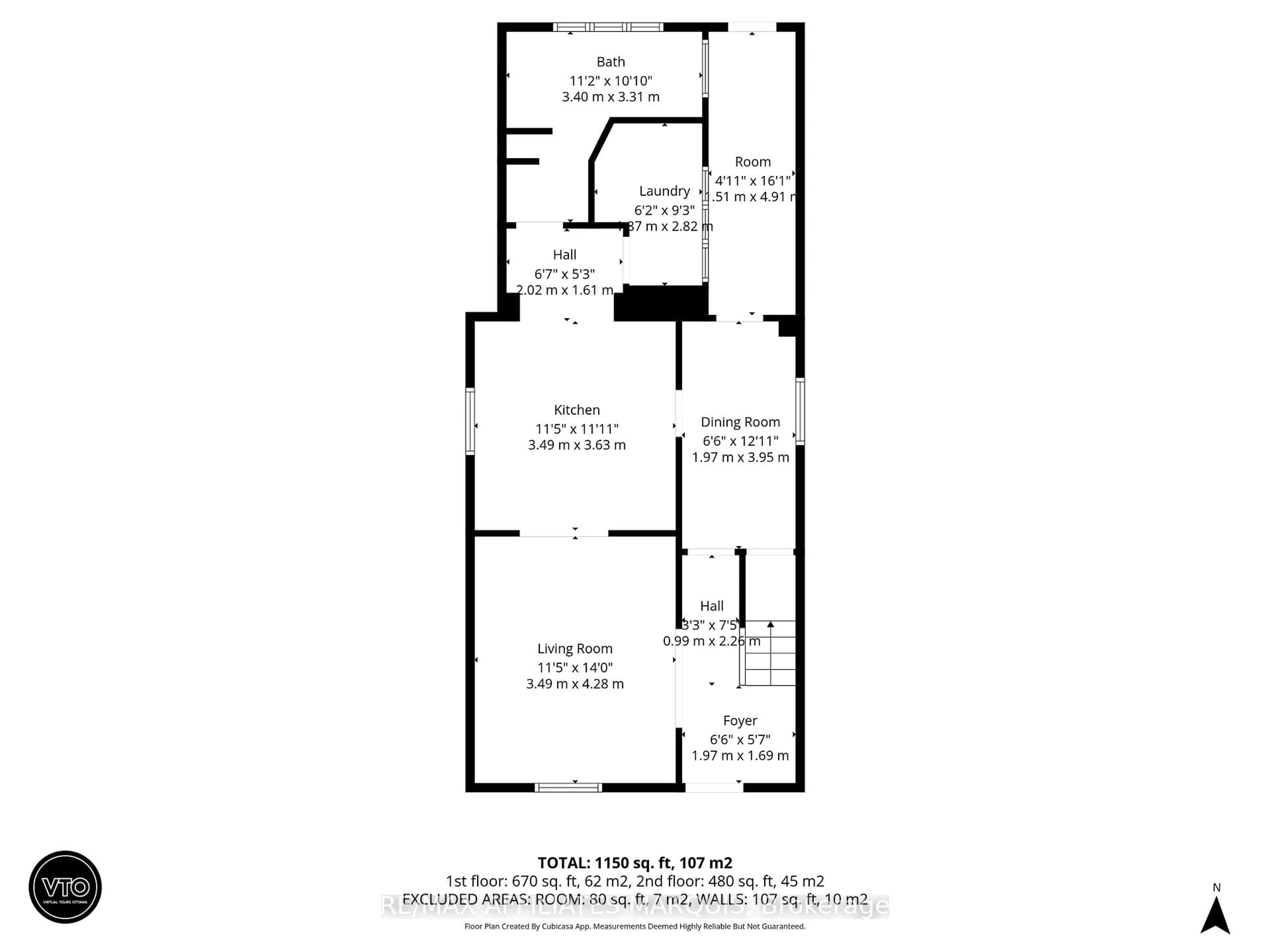 Floor plan for 58 William St, Smiths Falls Ontario K7A 1N3
