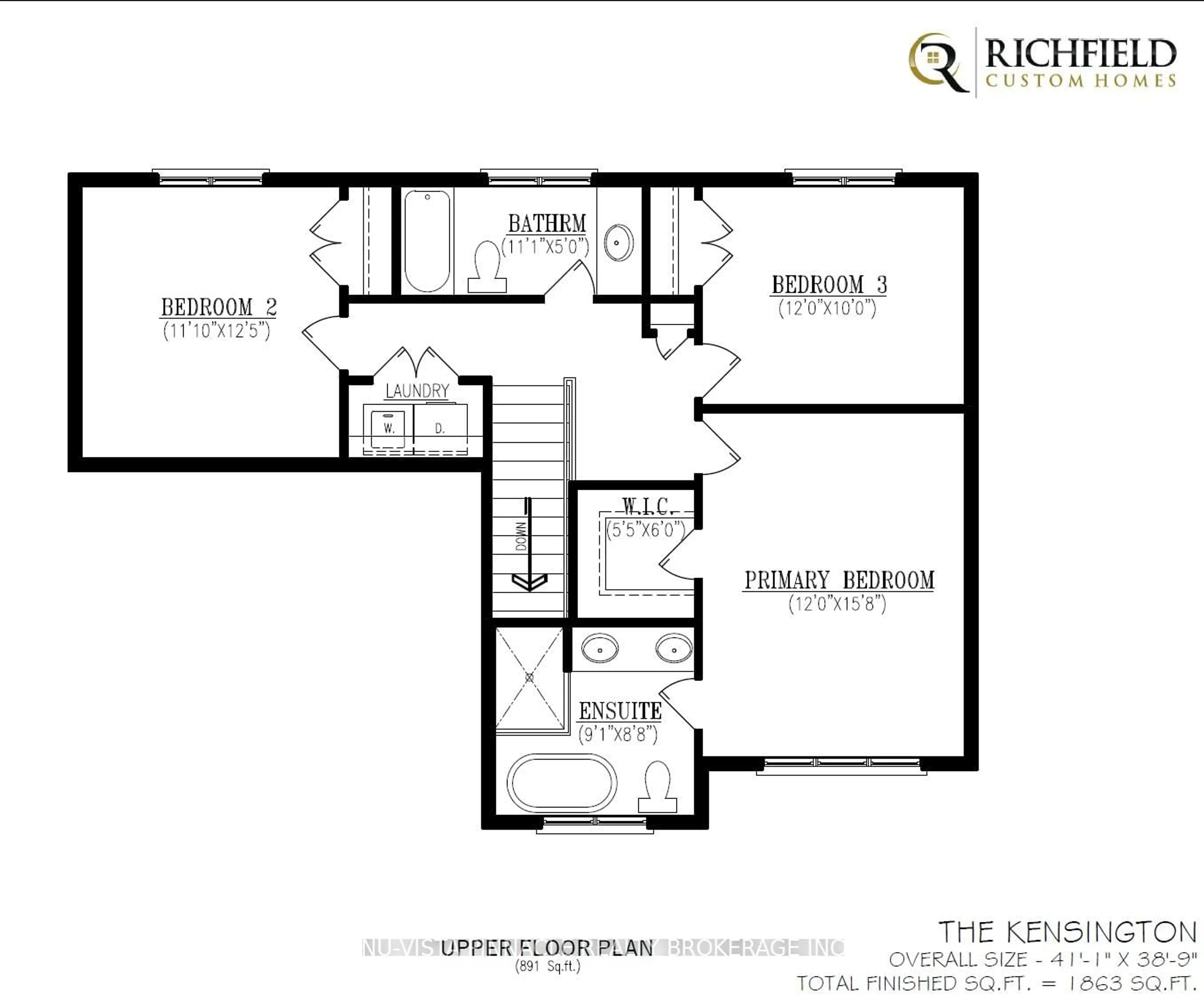 Floor plan for Lot 34 Harvest Lane, Thames Centre Ontario N0L 1G2