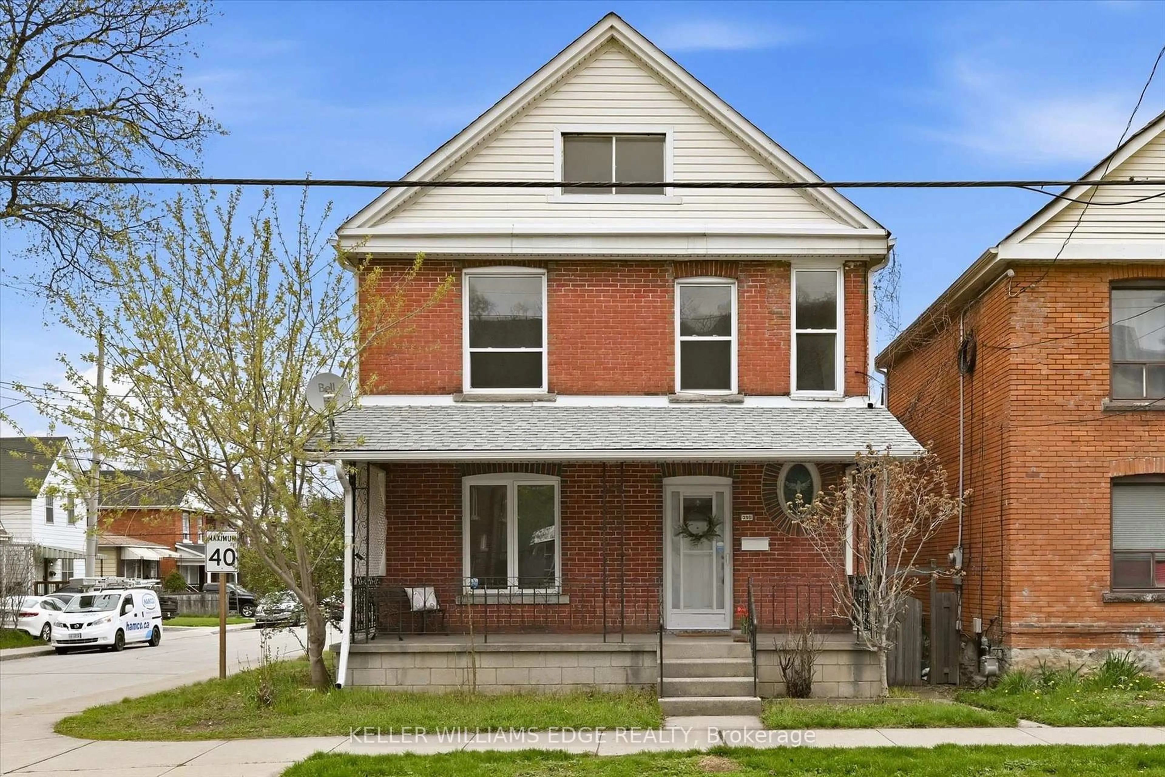 Home with brick exterior material, street for 355 Cumberland Ave, Hamilton Ontario L8M 2A5