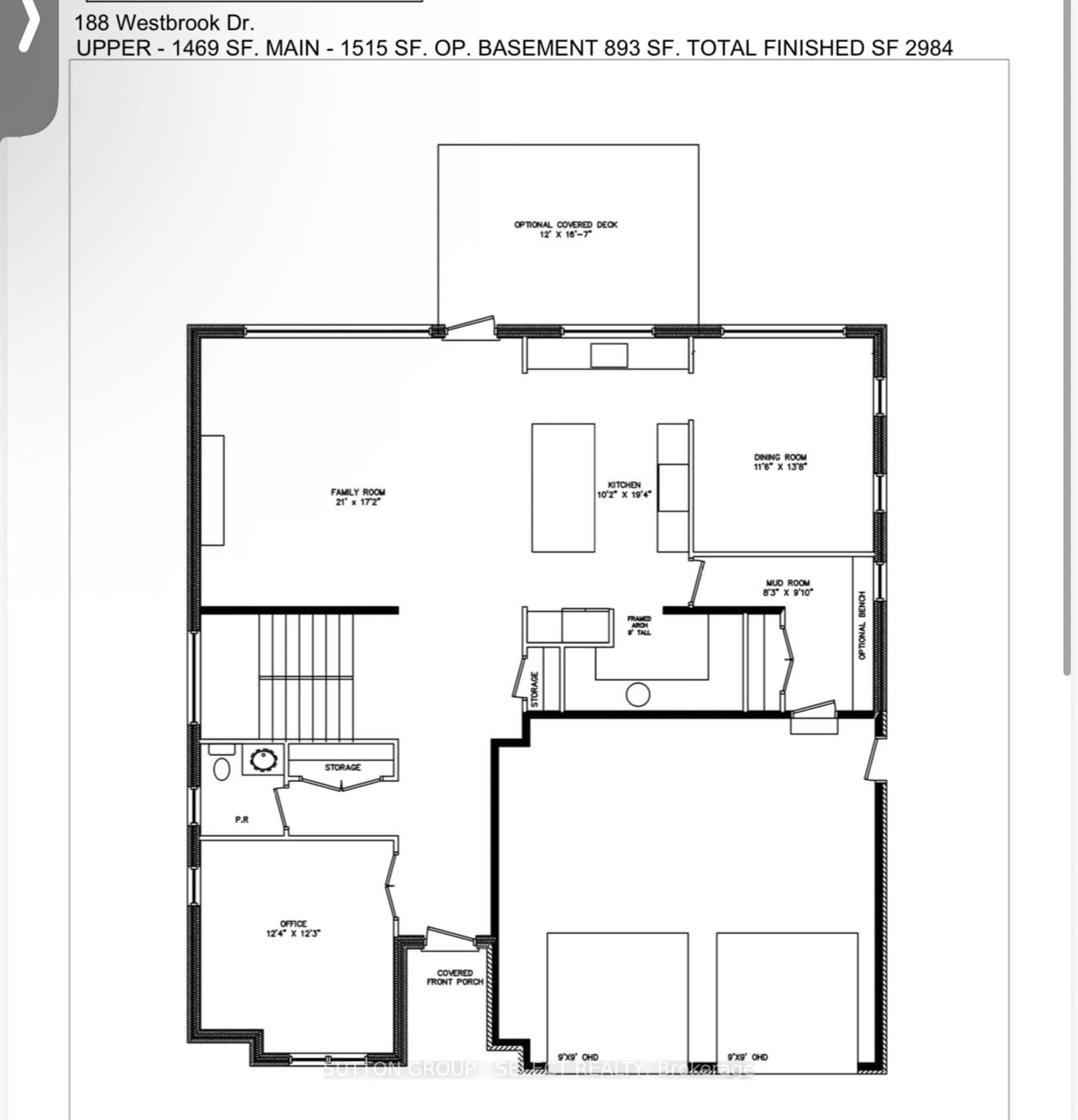 Floor plan for 188 Westbrook Dr, Middlesex Centre Ontario N0L 1R0