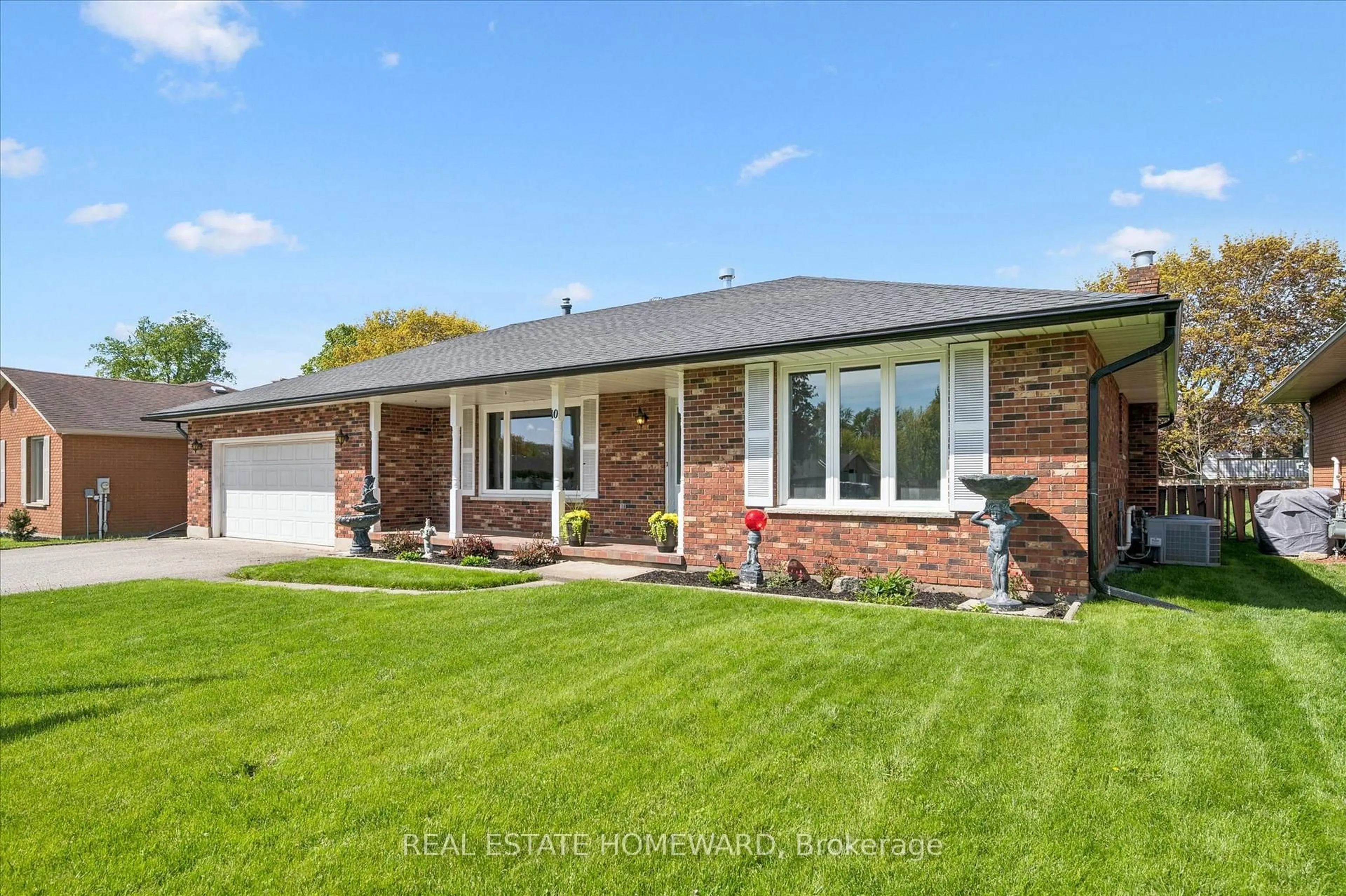Home with brick exterior material, street for 10 Alexander Ave, Tillsonburg Ontario N4G 2X9