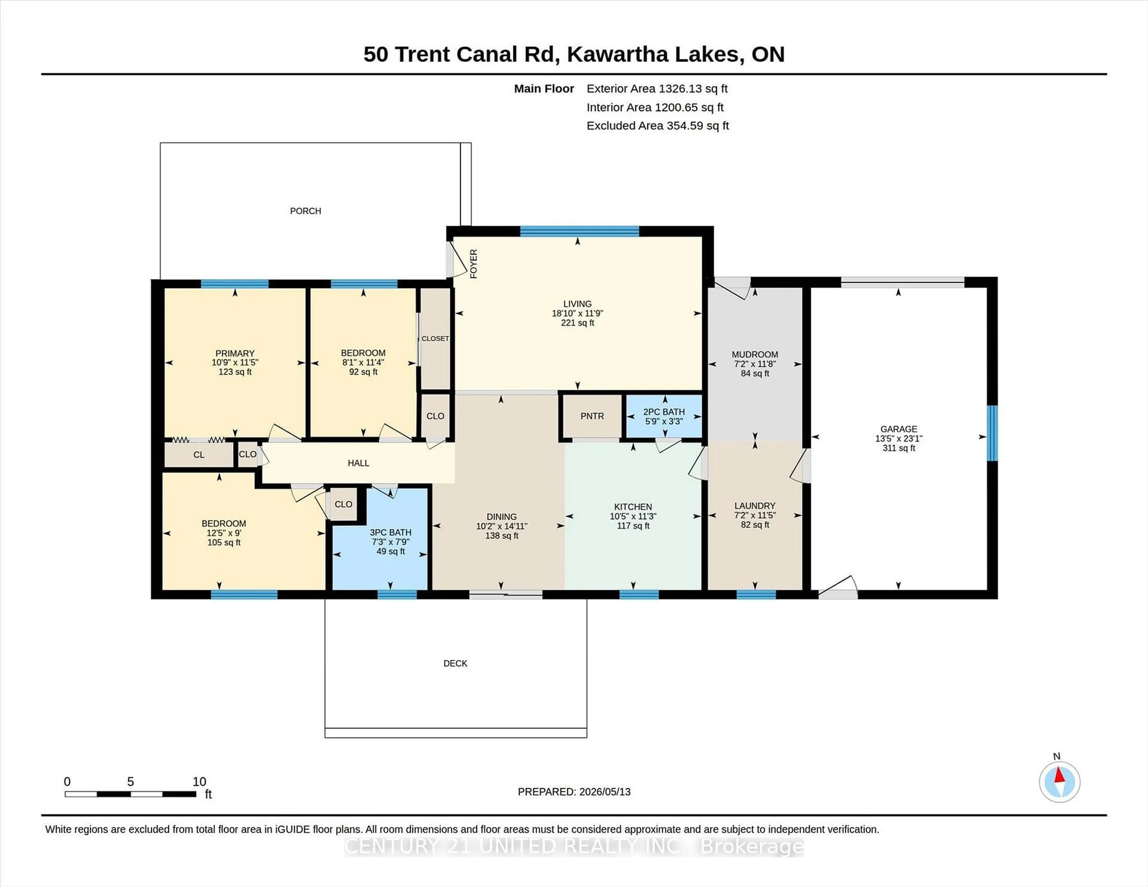 Floor plan for 50 Trent Canal Rd, Kawartha Lakes Ontario K0M 1N0