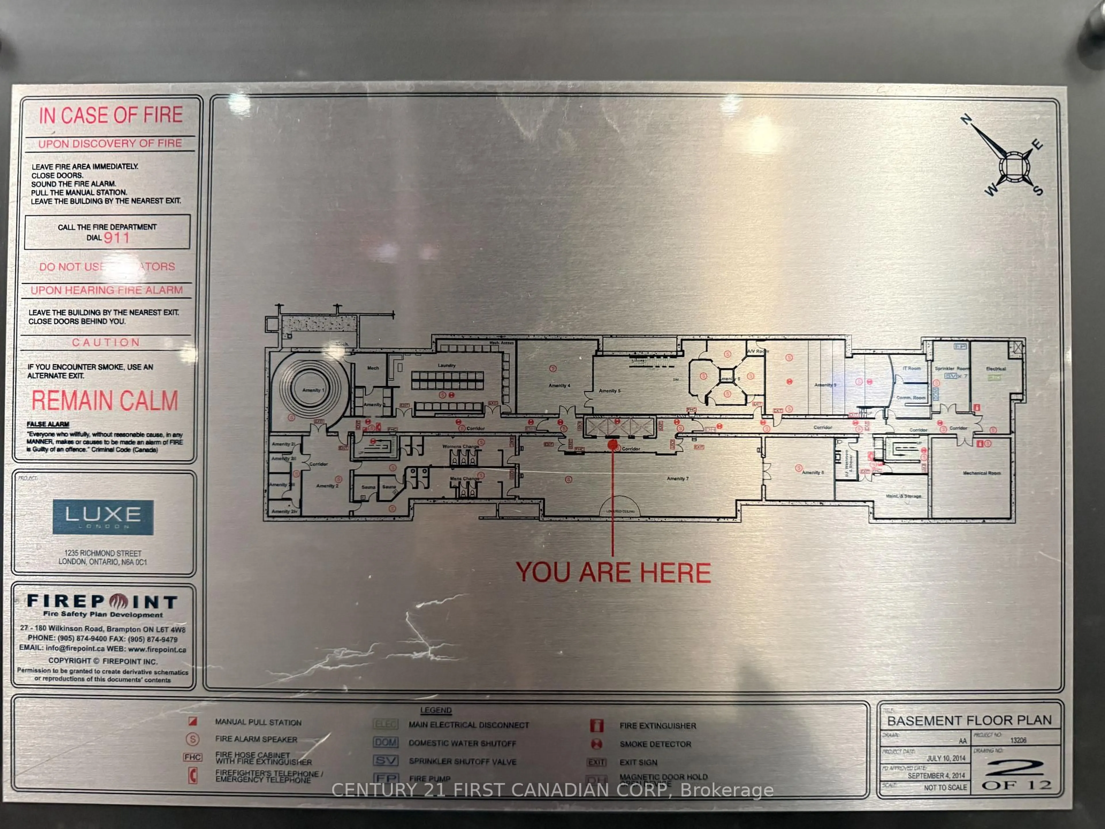 Floor plan for 1235 Richmond St #1711, London East Ontario N6A 0C1