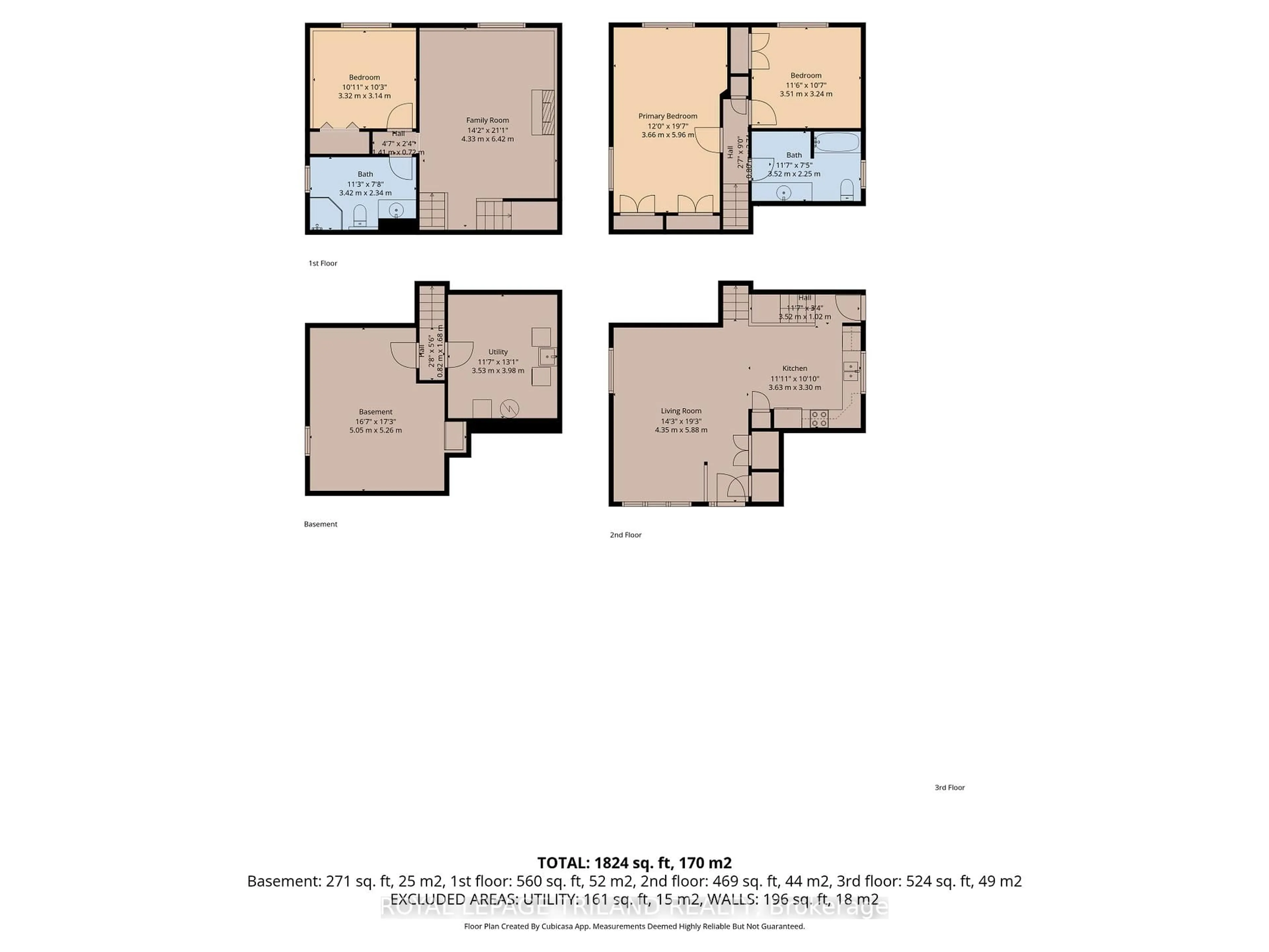 Floor plan for 1719 Devos Dr, London North Ontario N5X 4H8