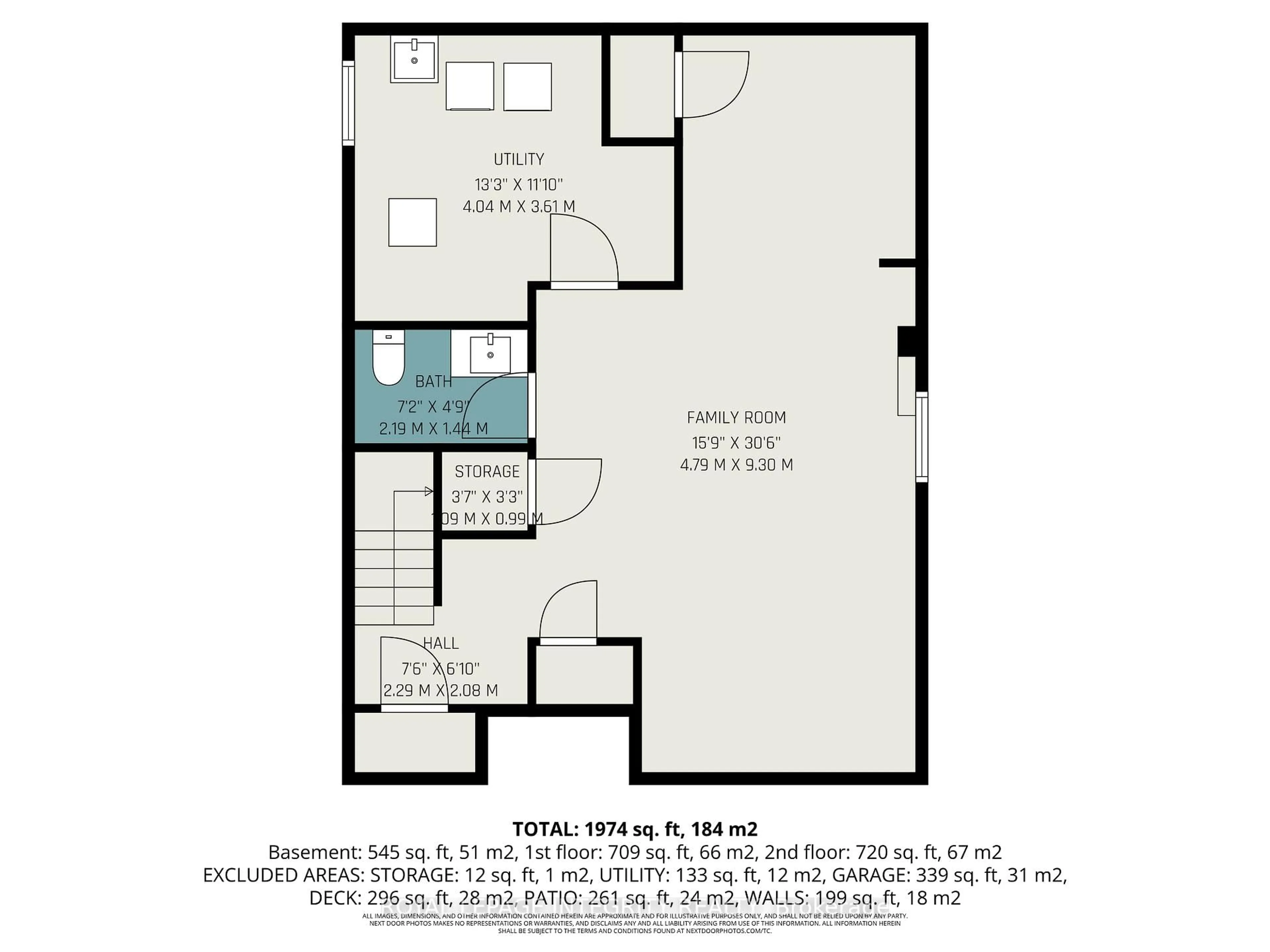 Floor plan for 1 Elderwood Tr, Ottawa Ontario K2S 1C9