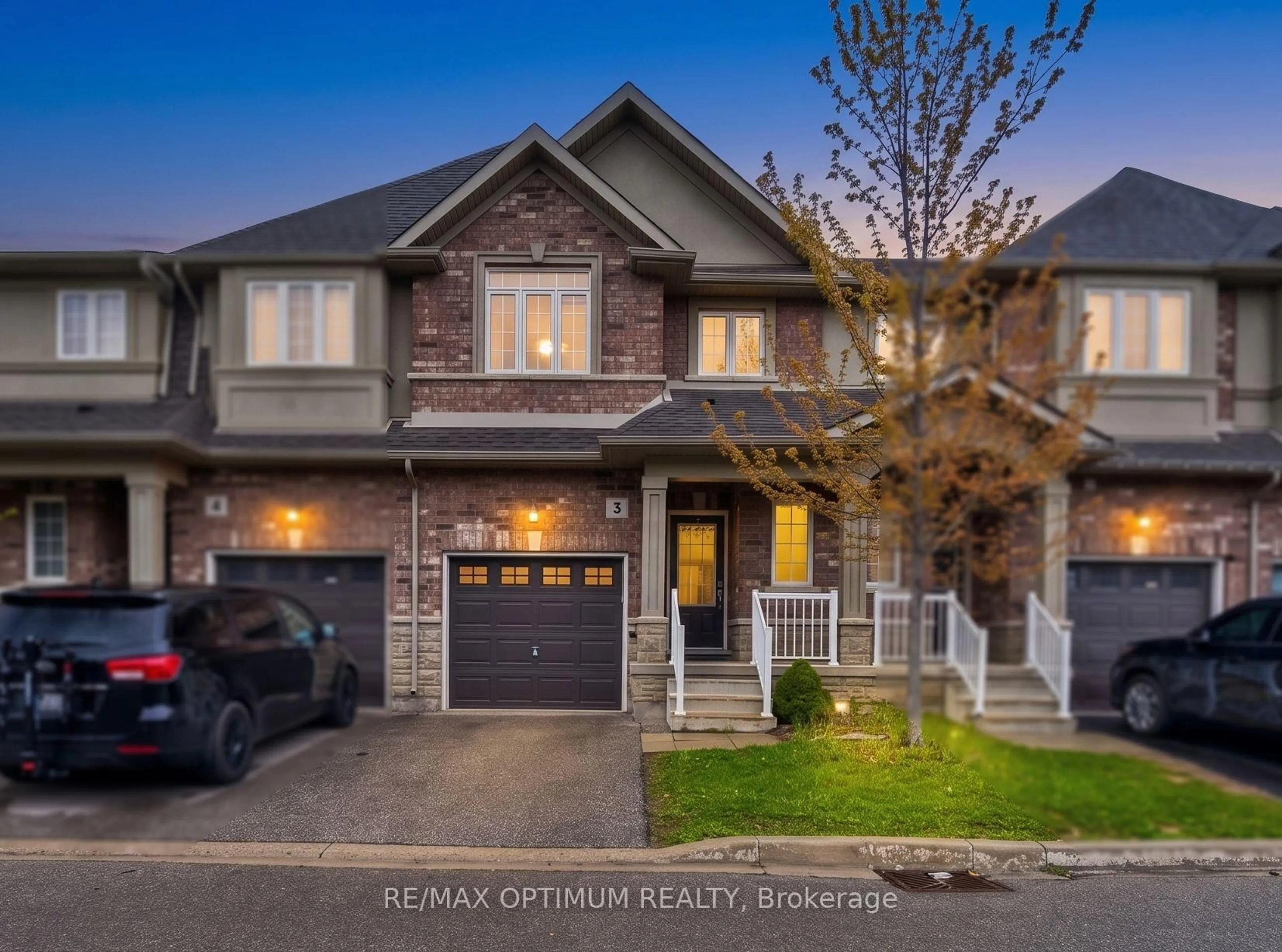 Home with brick exterior material, street for 21 Madonna Dr #3, Hamilton Ontario L9B 0H1