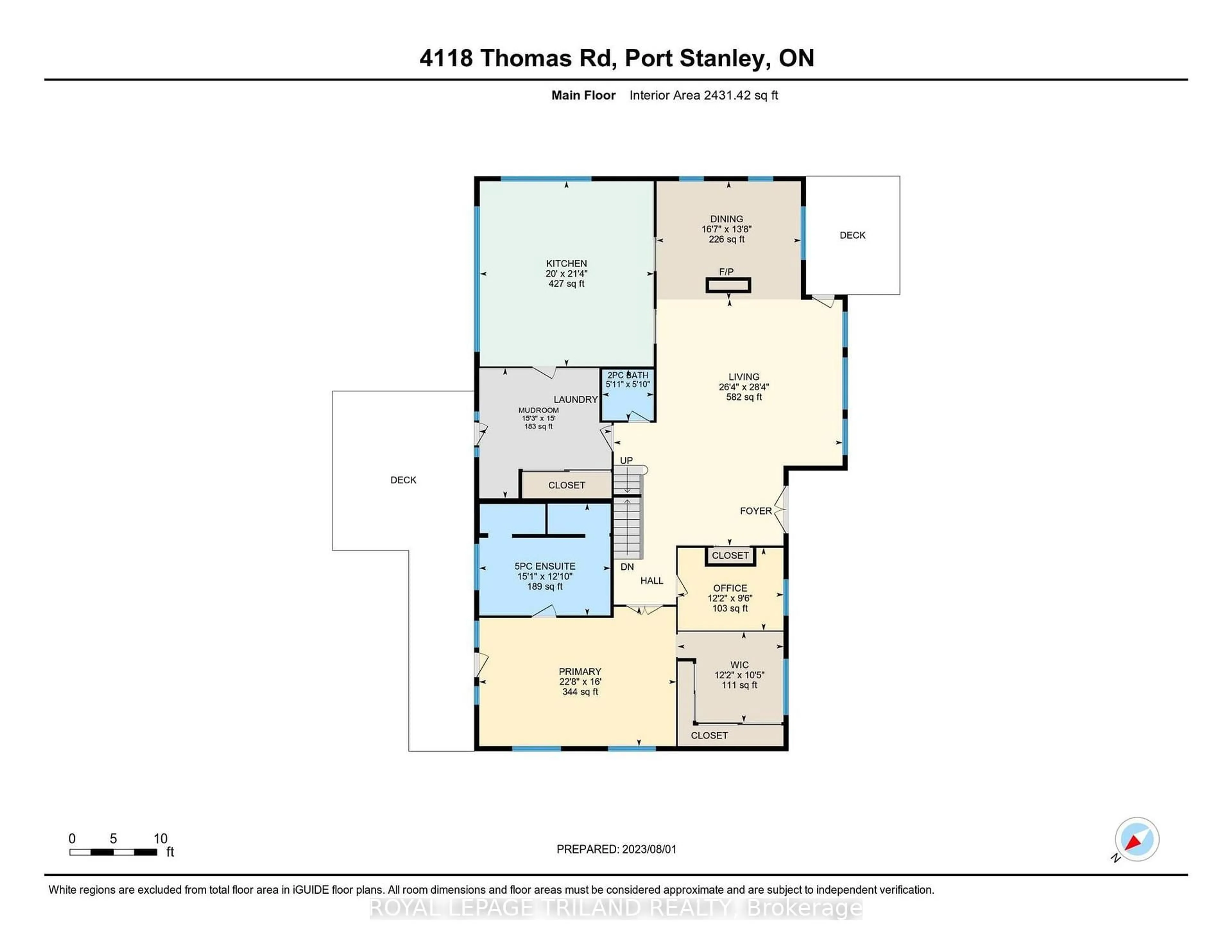 Floor plan for 4118 THOMAS Rd, Central Elgin Ontario N5L 1J2