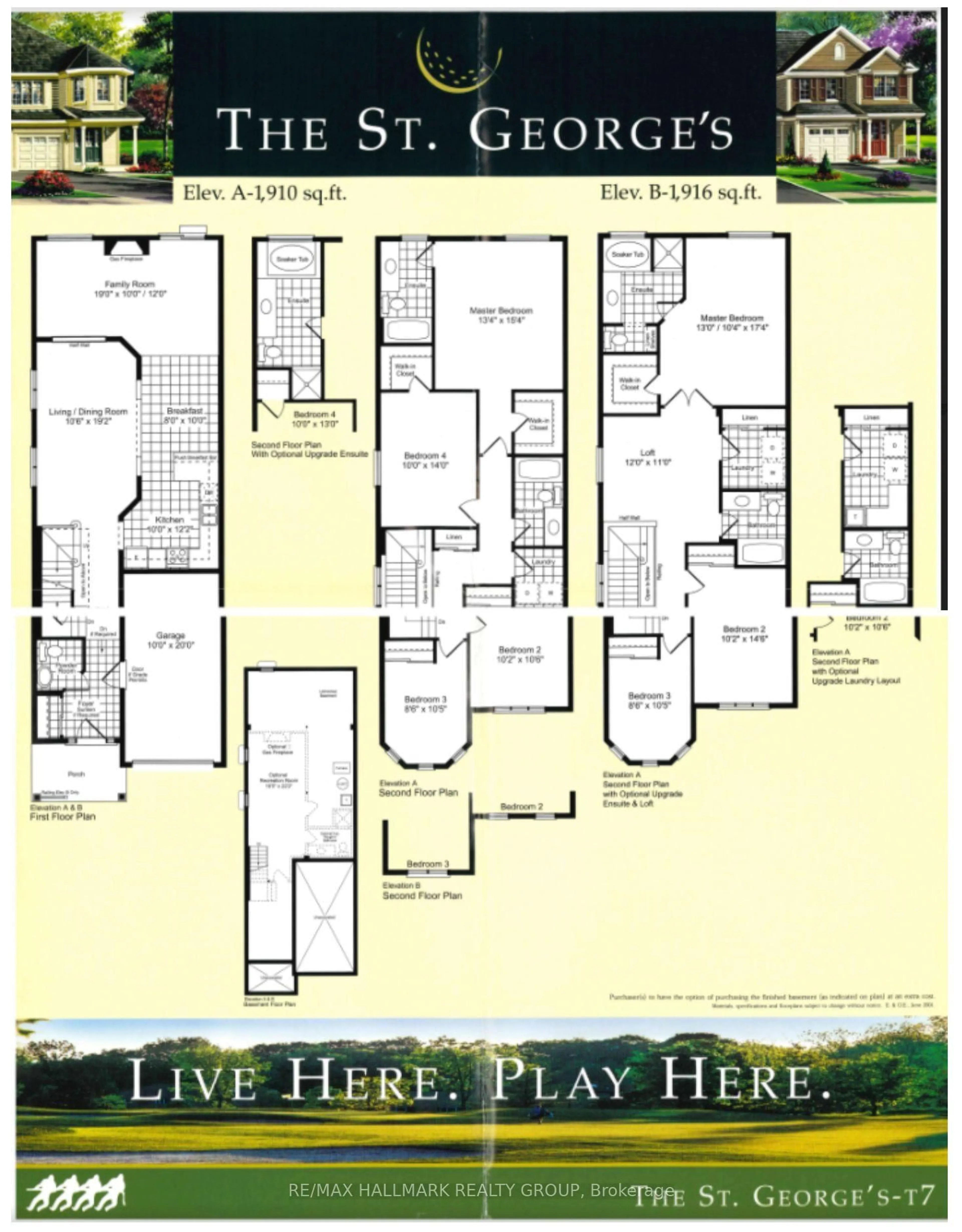 Floor plan for 10 Fieldberry Private, Ottawa Ontario K2J 5E7