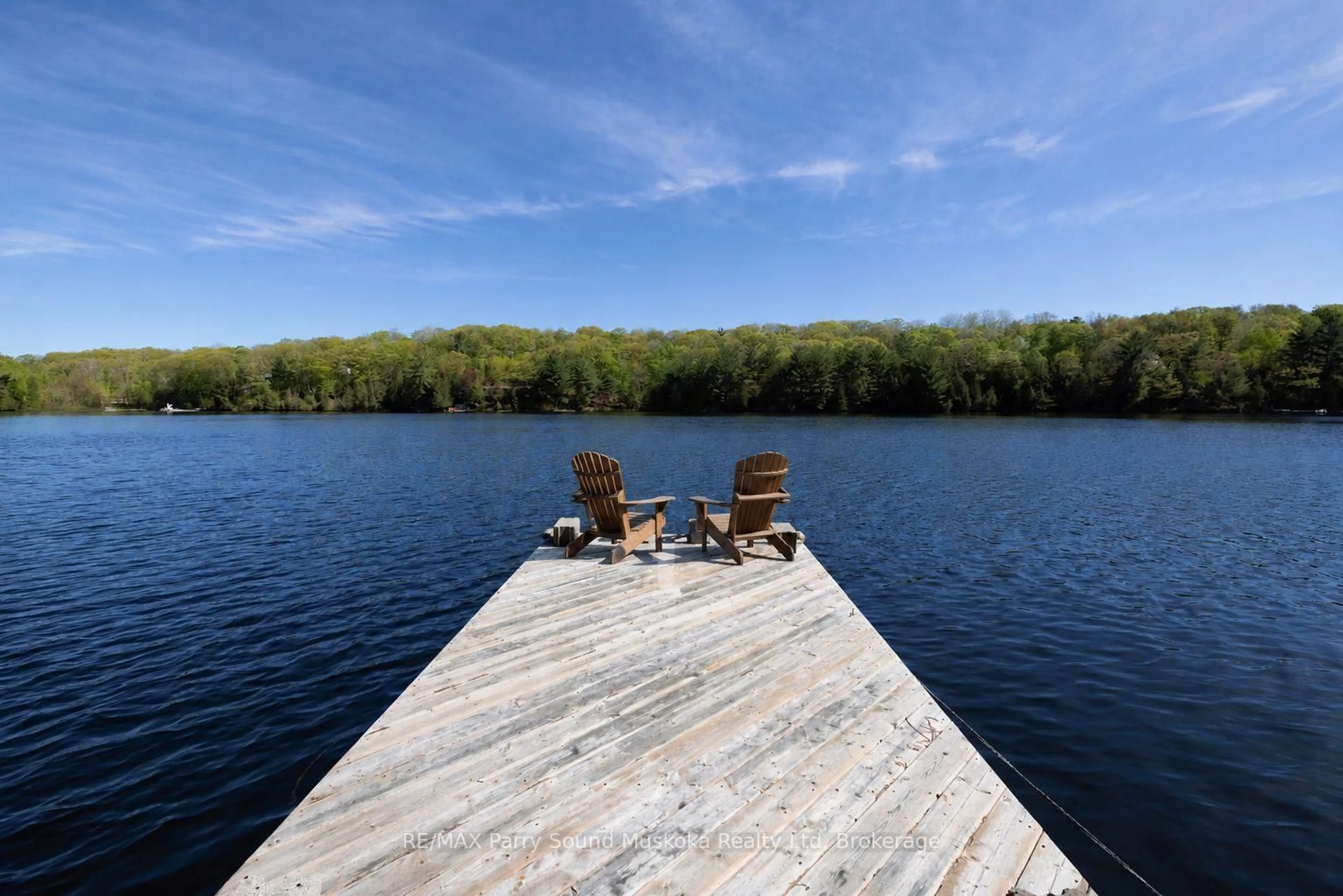 Patio, water/lake/river/ocean view for 14 Burnegie Lane, Seguin Ontario P2A 2W8