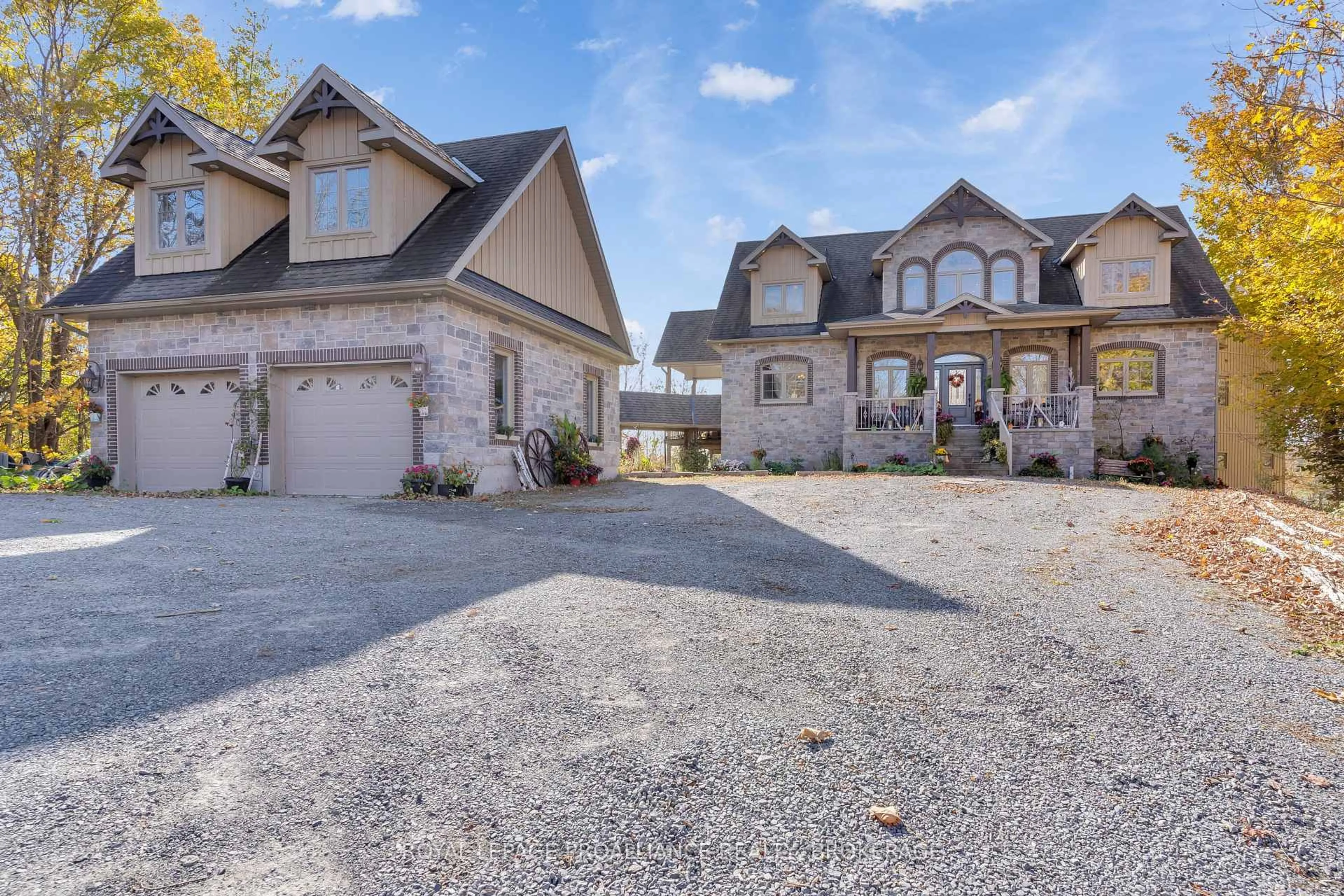 Home with brick exterior material, street for 1749 Ormsbee Rd, Battersea Ontario K0H 1H0