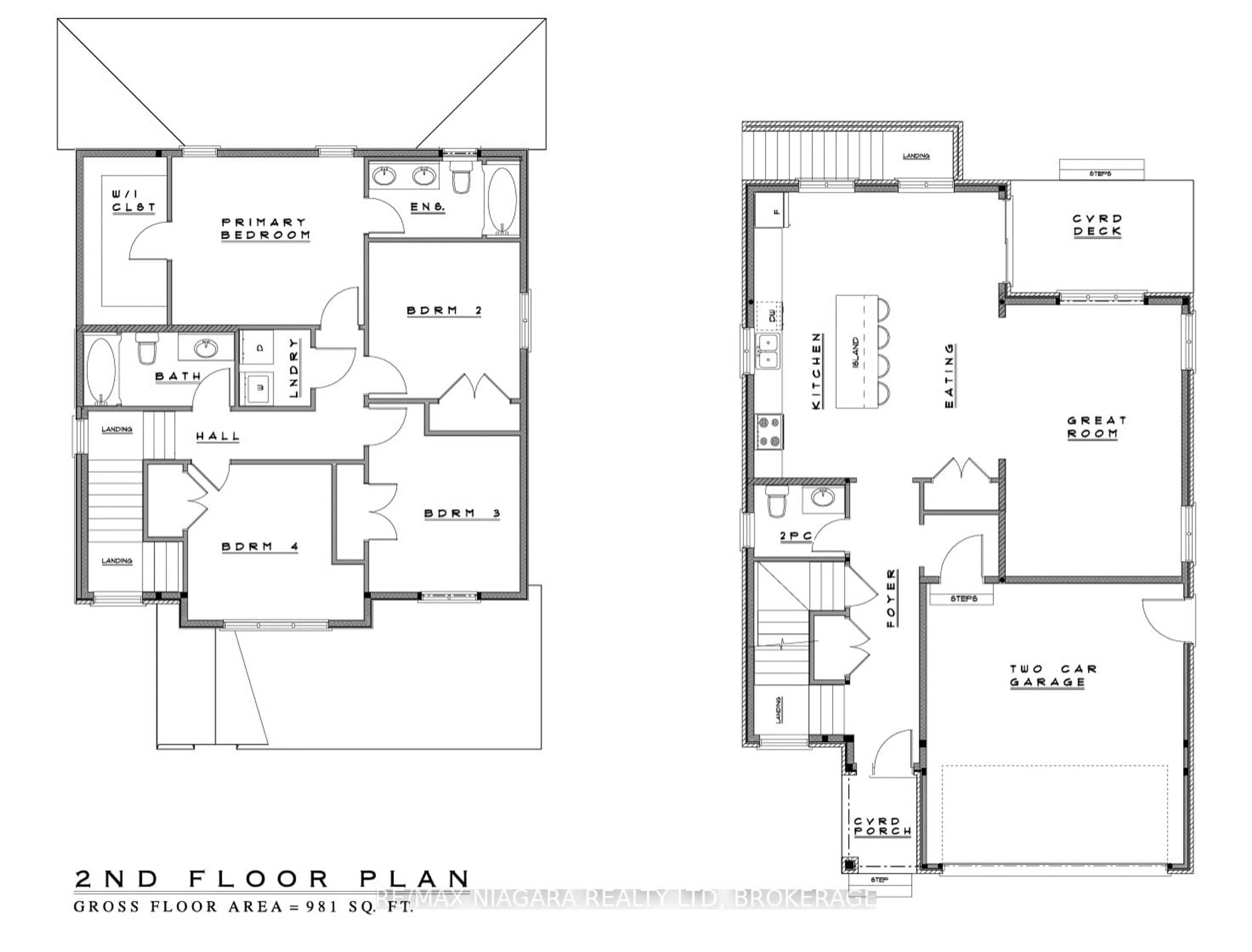 Floor plan for LOT 17 ELVIRA Way, Thorold Ontario L2V 0M7