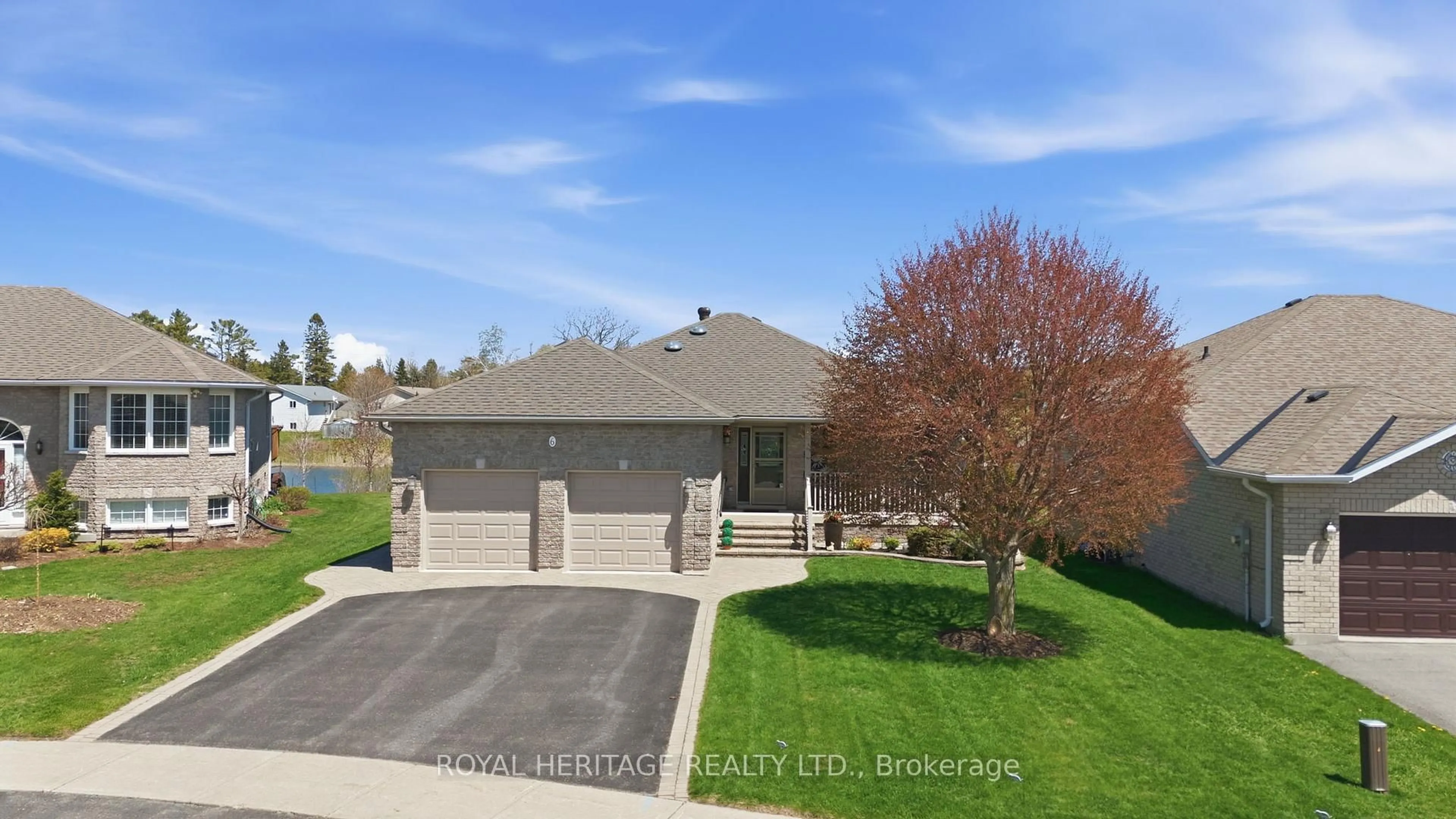 A pic from outside/outdoor area/front of a property/back of a property/a pic from drone, street for 6 Cove Crt, Brighton Ontario K0K 1H0