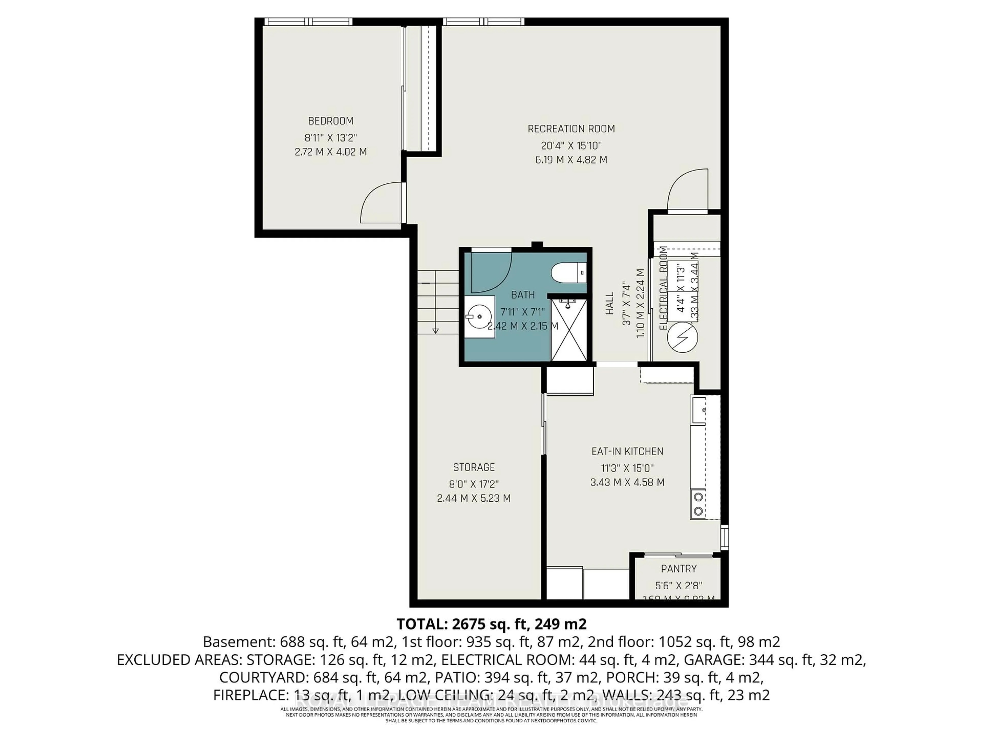 Floor plan for 267 Northwind St, Orleans Ontario K4A 5G5