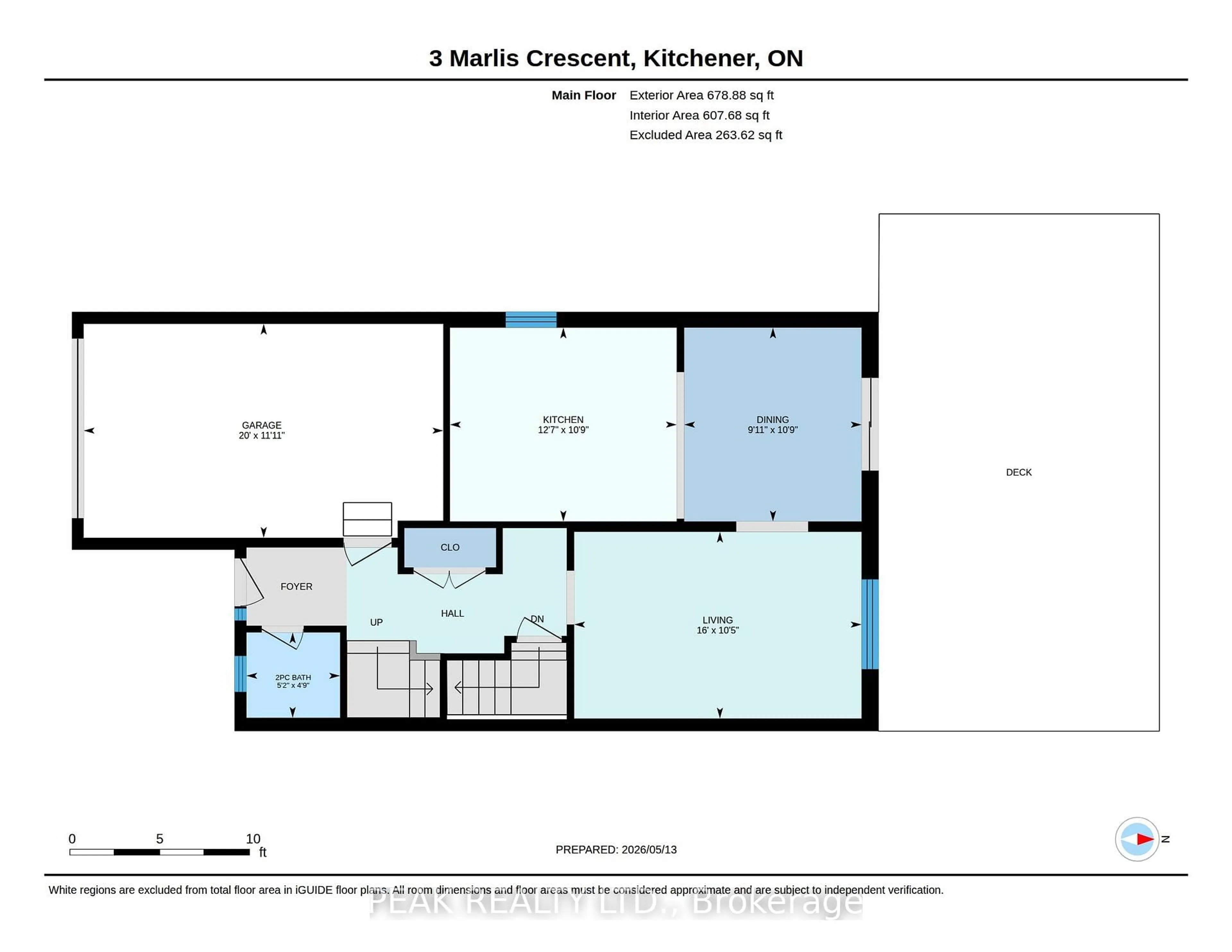 Floor plan for 3 Marlis Cres, Kitchener Ontario N2E 3K6