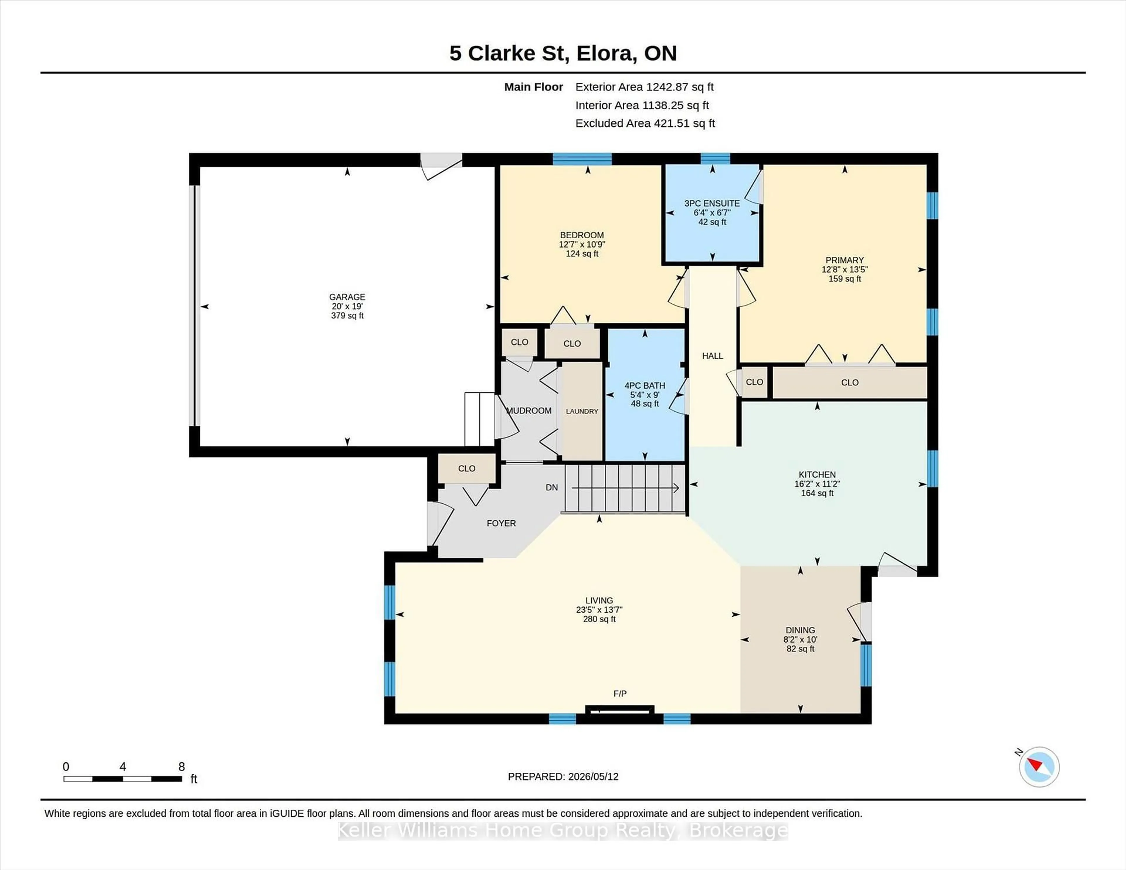 Floor plan for 5 Clarke St, Centre Wellington Ontario N0B 1S0