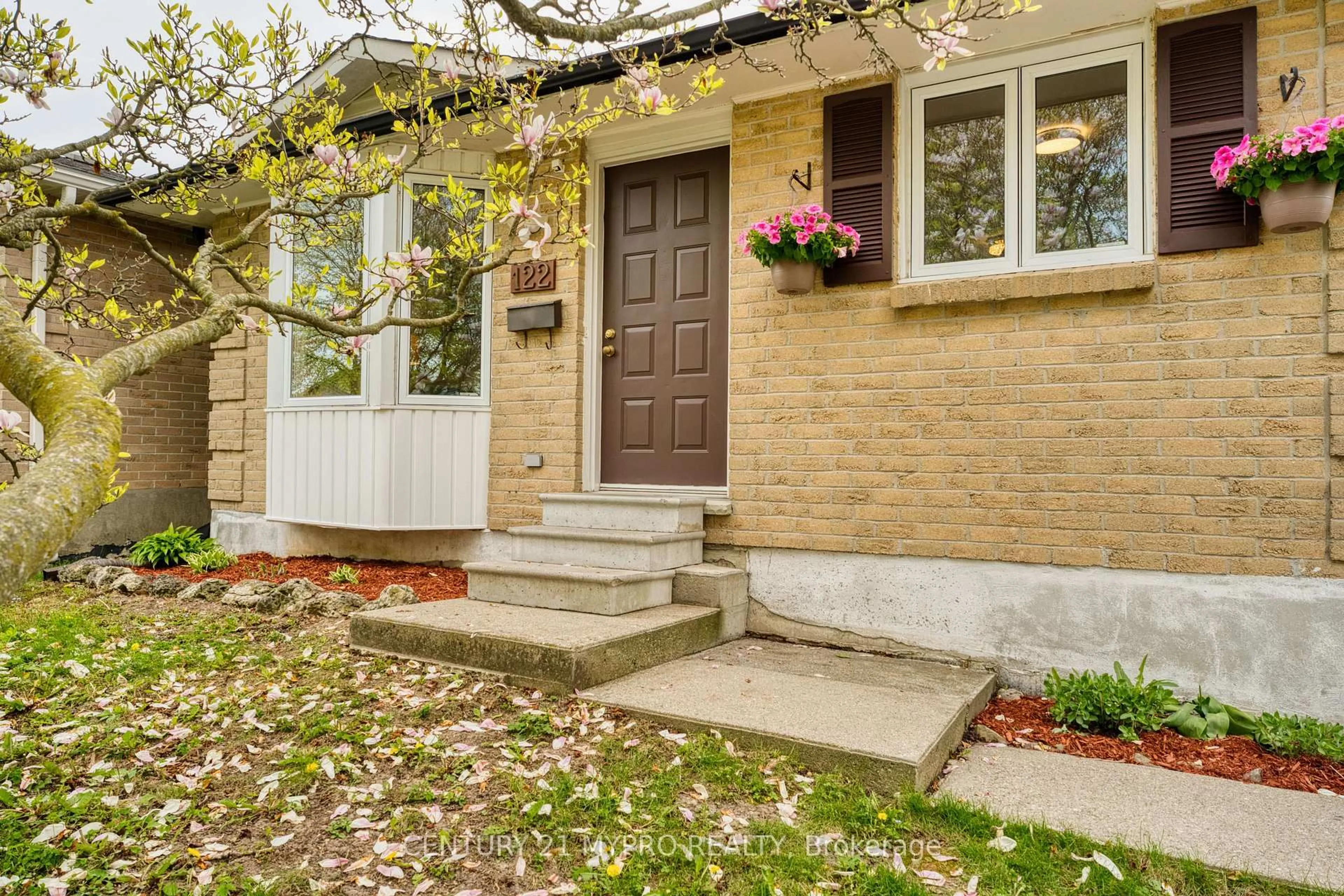 Home with brick exterior material, street for 122 Olympic Cres, London North Ontario N6G 3P7