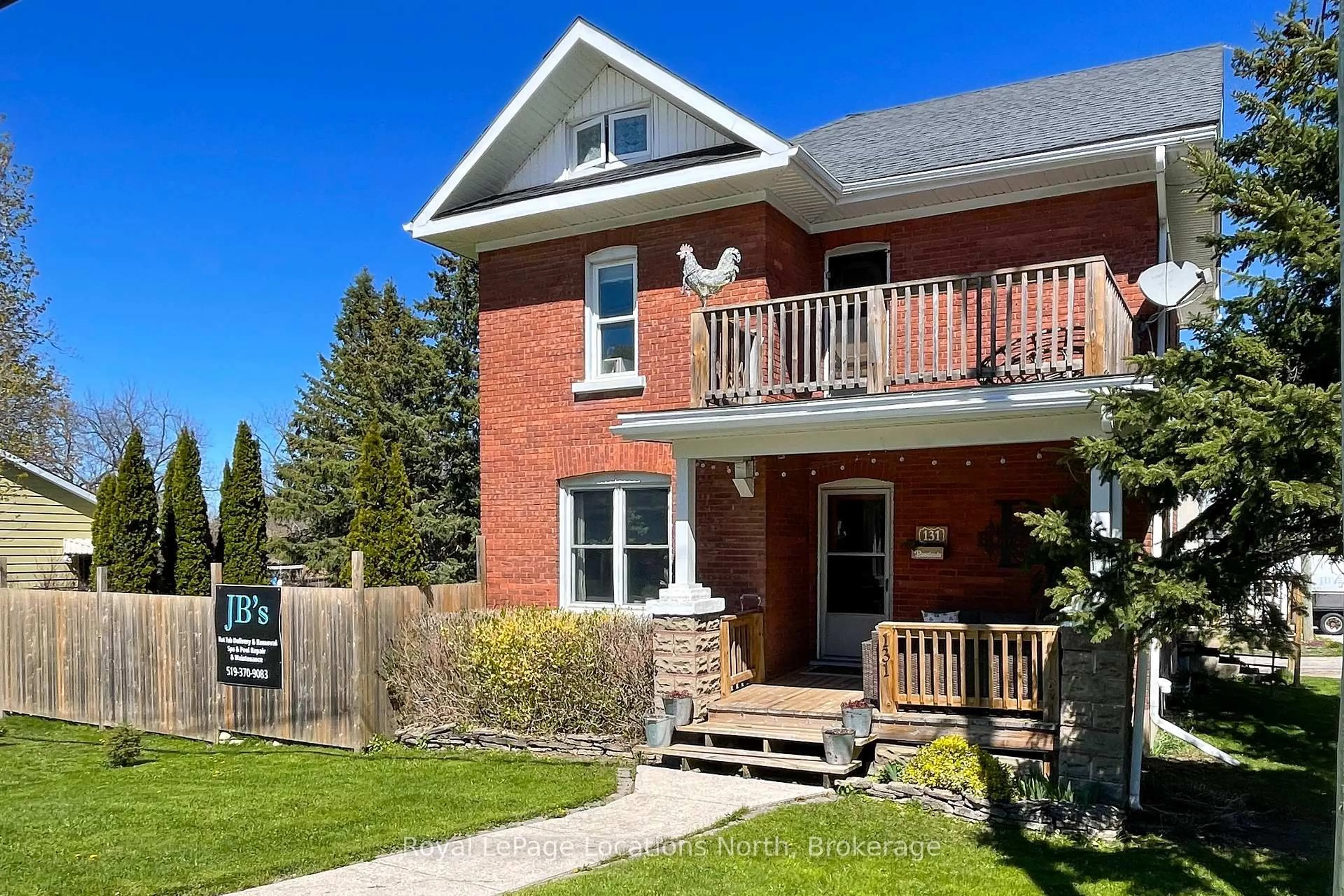 Home with brick exterior material, street for 131 Sykes St, Meaford Ontario N4L 1P8