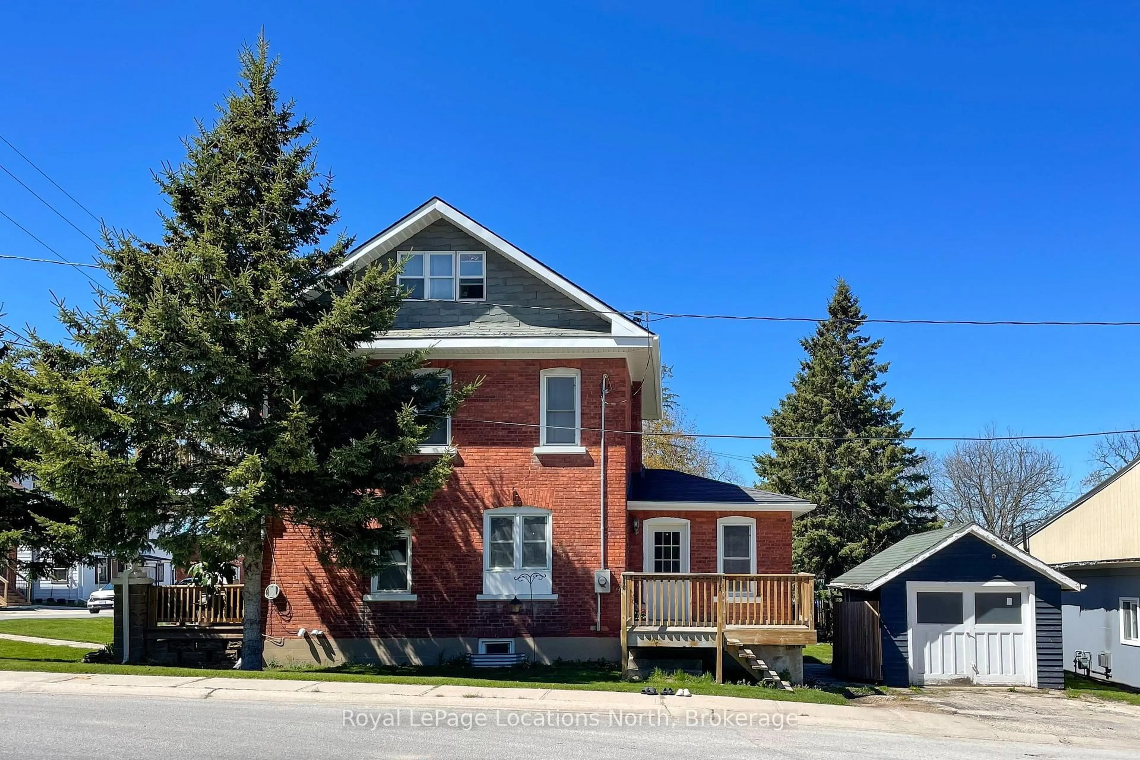 Home with brick exterior material, street for 131 Sykes St, Meaford Ontario N4L 1P8