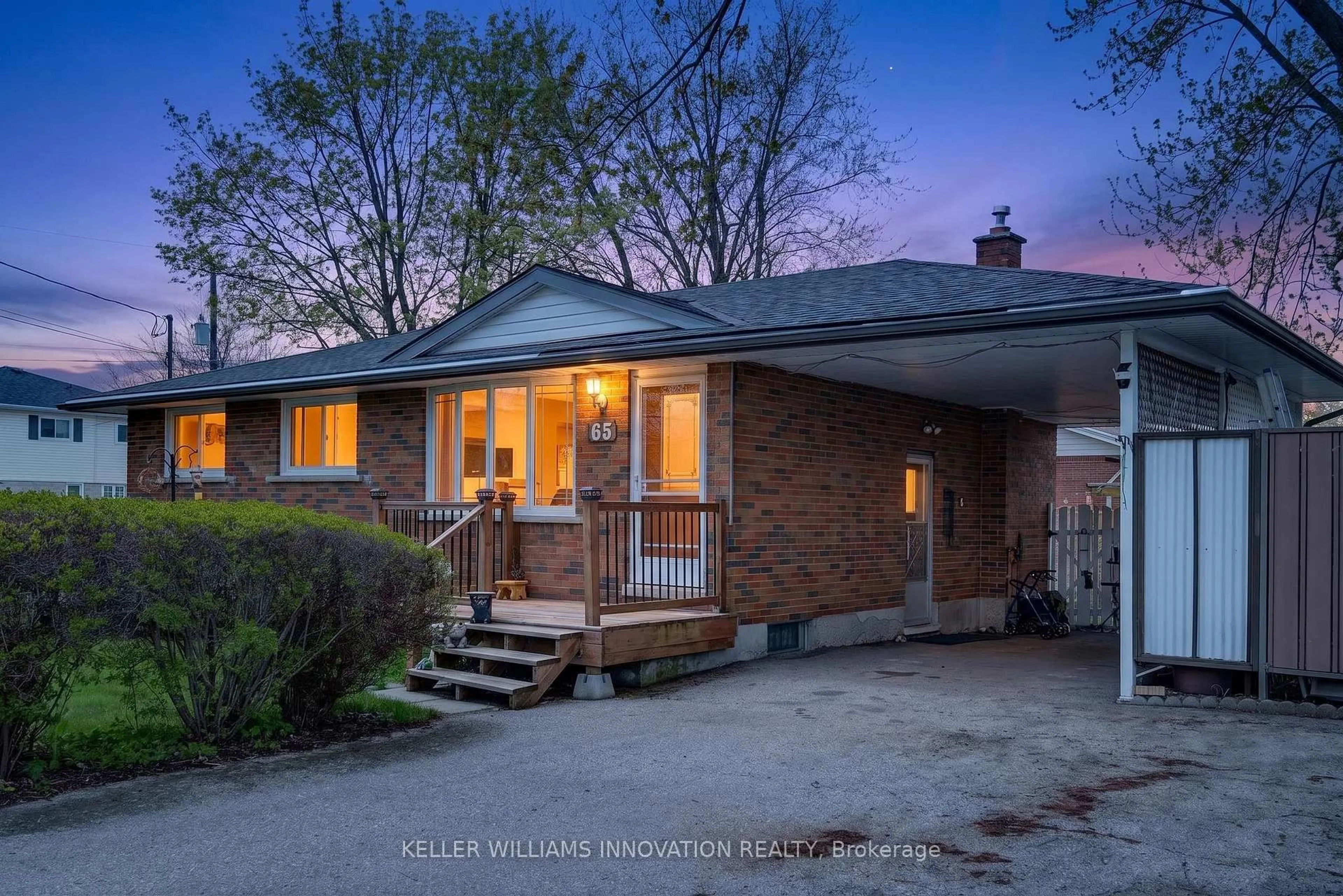 Home with brick exterior material, street for 65 Algoma Dr, Guelph Ontario N1E 1C8