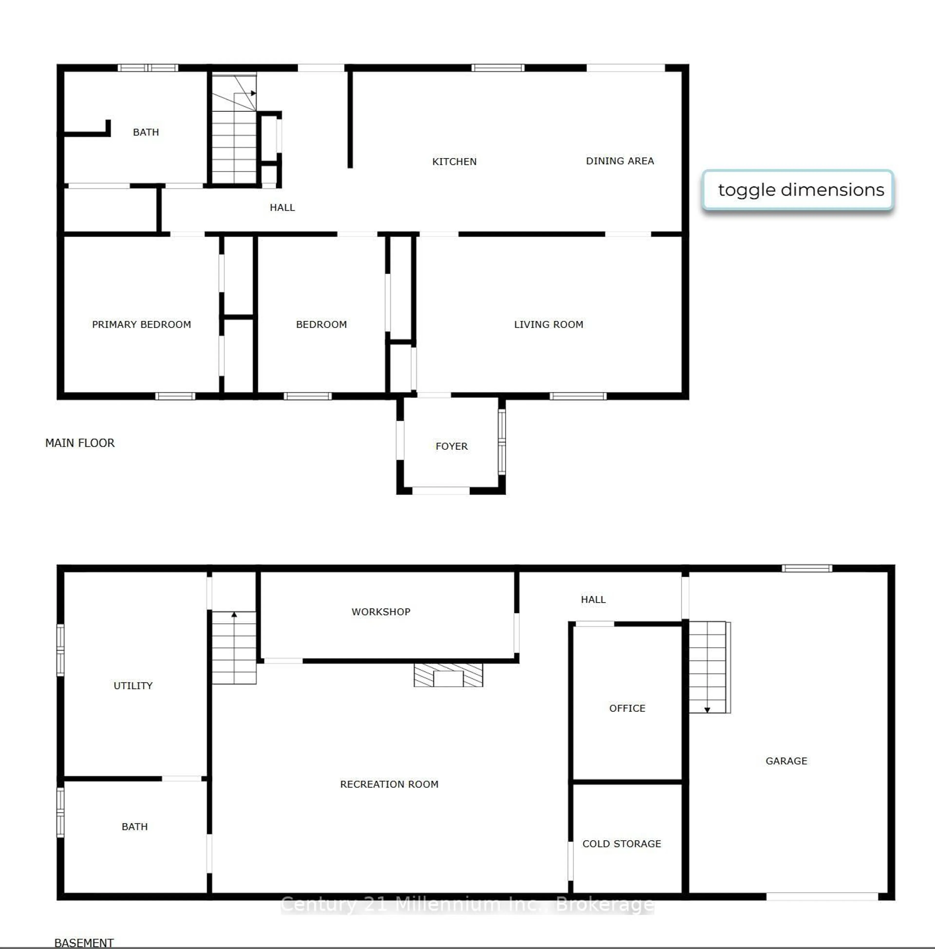 Floor plan for 681 Wheeler St, Huron-Kinloss Ontario N0G 2H0