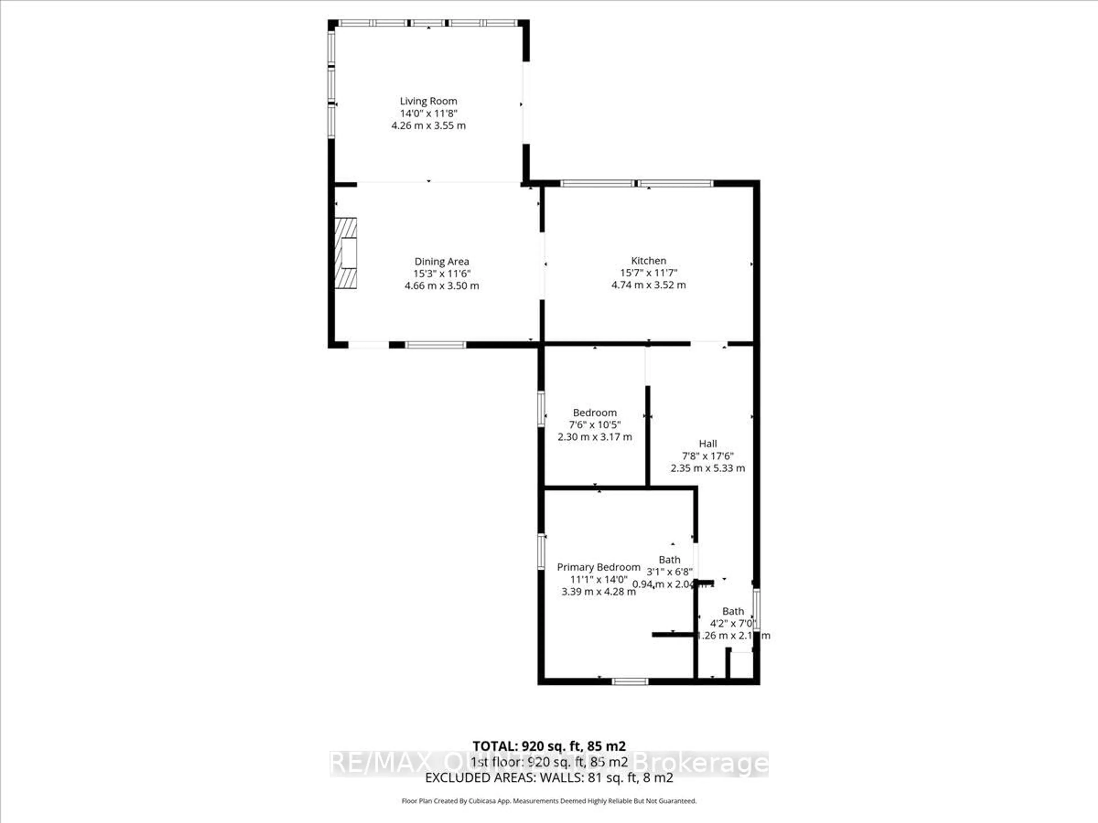 Floor plan for 1765 Big Island Rd, Prince Edward County Ontario K0K 1W0