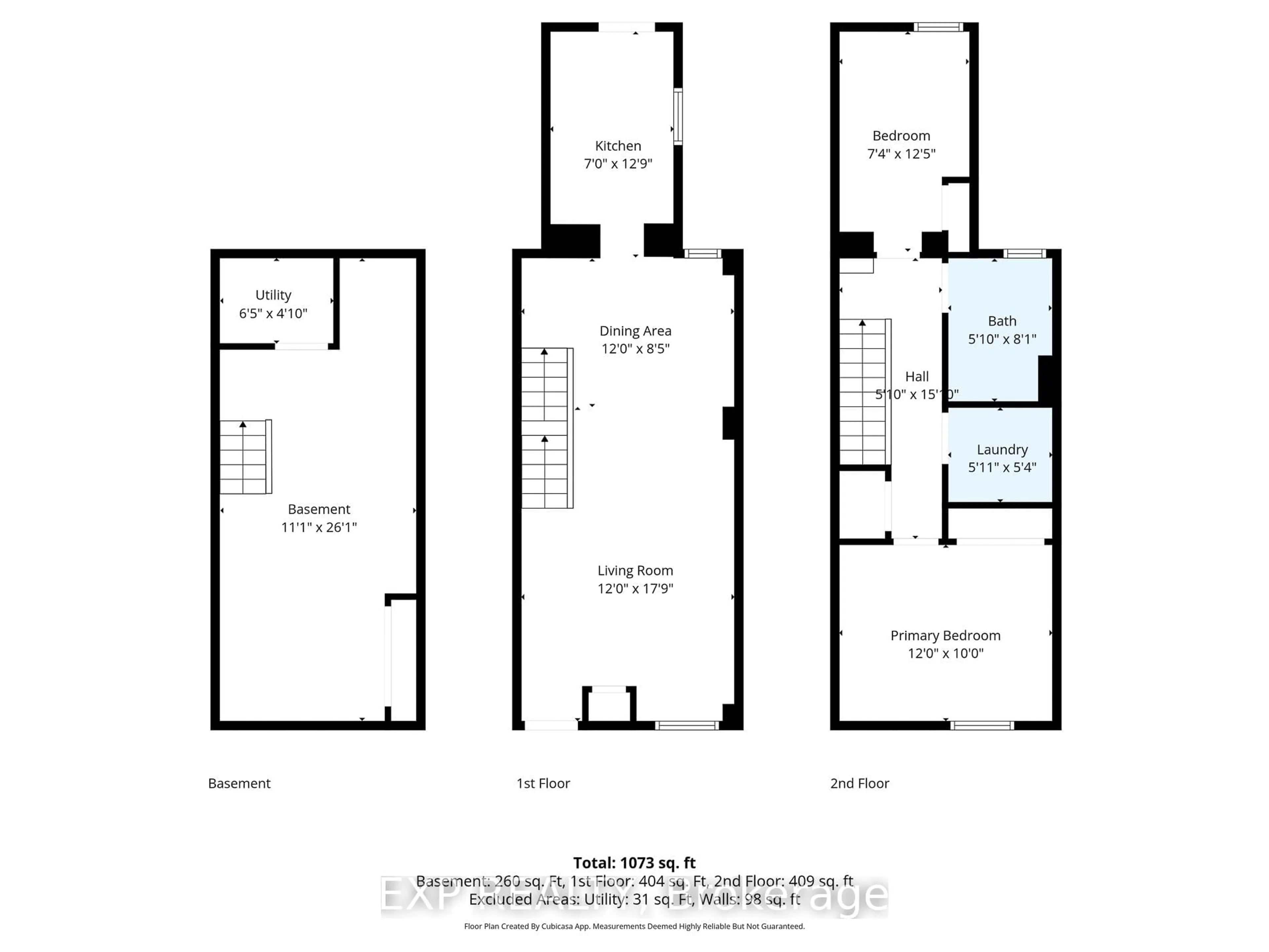 Floor plan for 90 Gibson Ave, Hamilton Ontario L8L 6J8