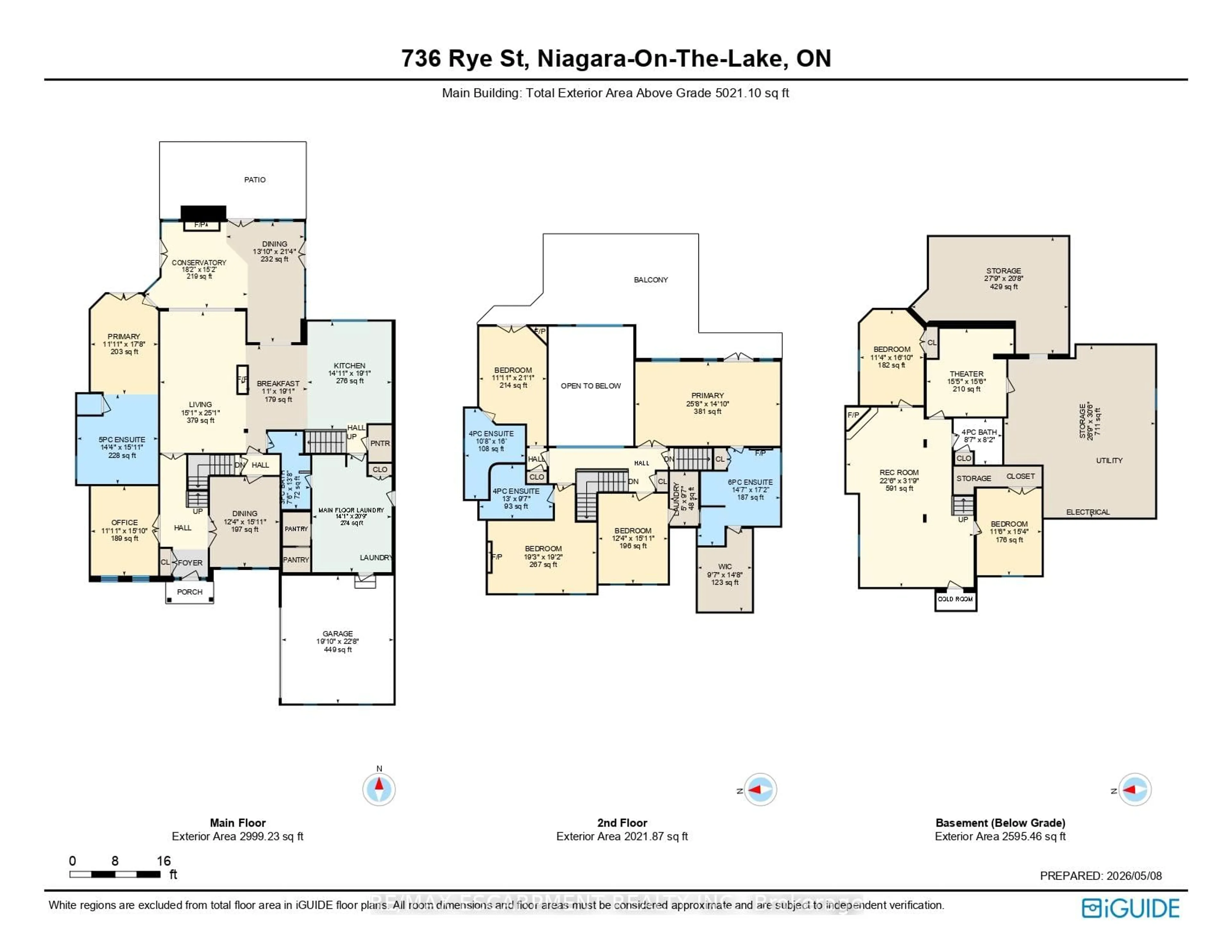 Floor plan for 736 Rye St, Niagara-on-the-Lake Ontario L0S 1J0