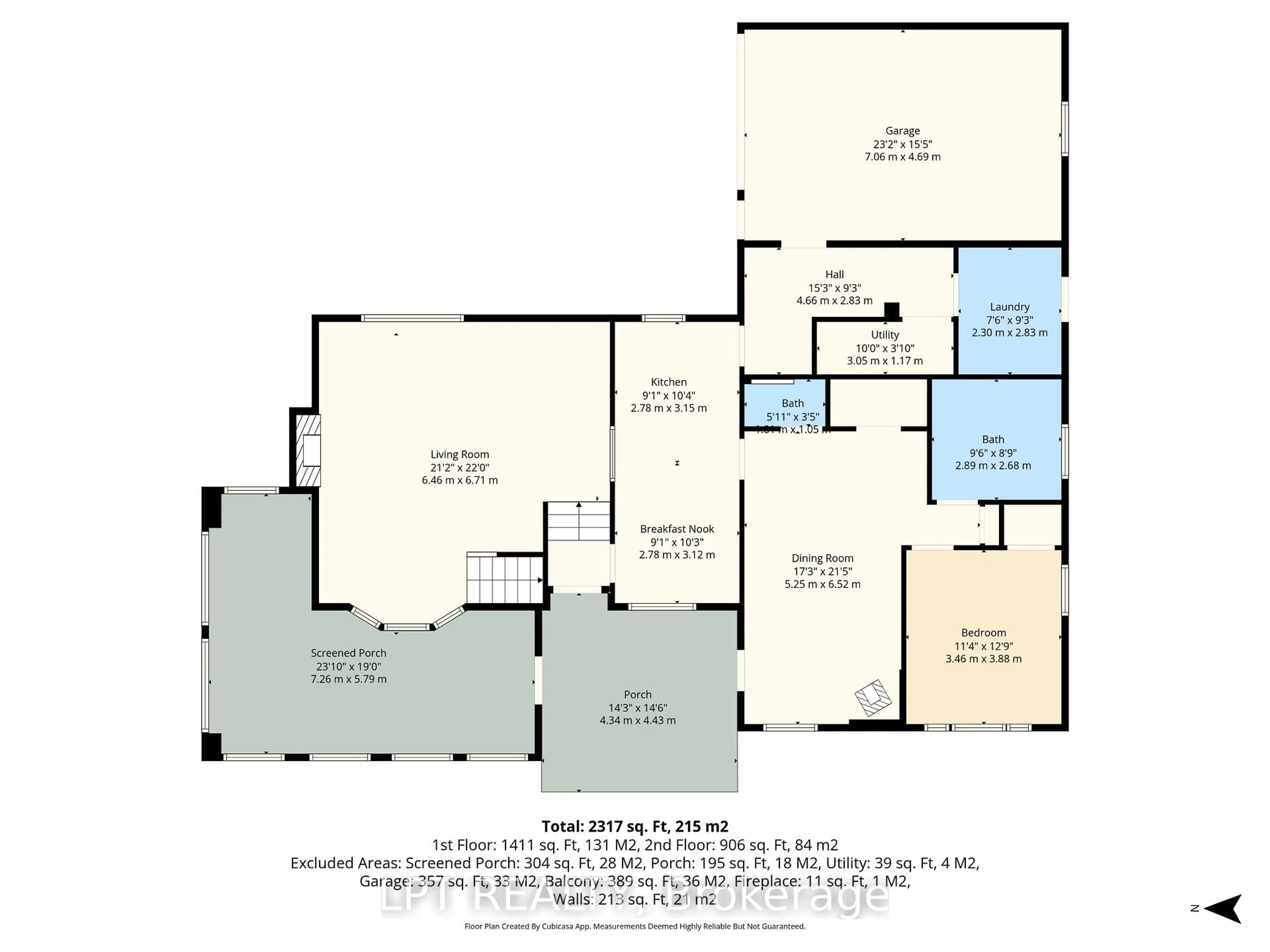 Floor plan for 9996 Huron St, Lambton Shores Ontario N0M 2L0