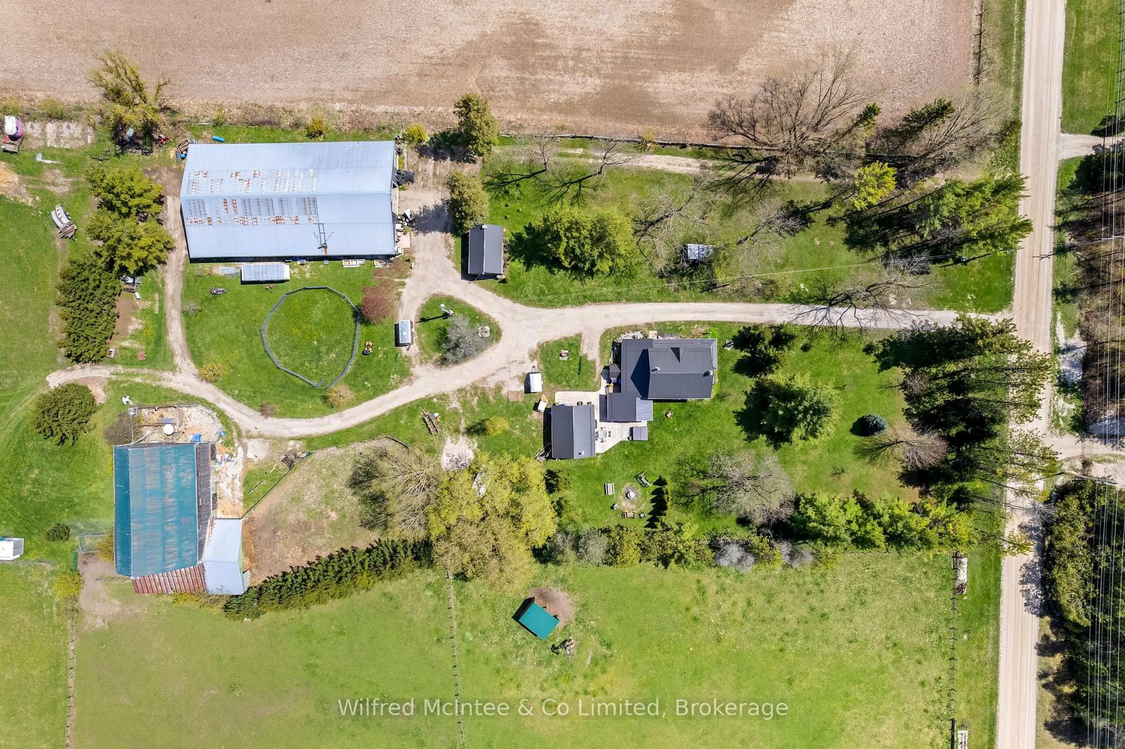 A pic from outside/outdoor area/front of a property/back of a property/a pic from drone, unknown for 341727 Concession Rd 2 NDR, West Grey Ontario N4N 3B9