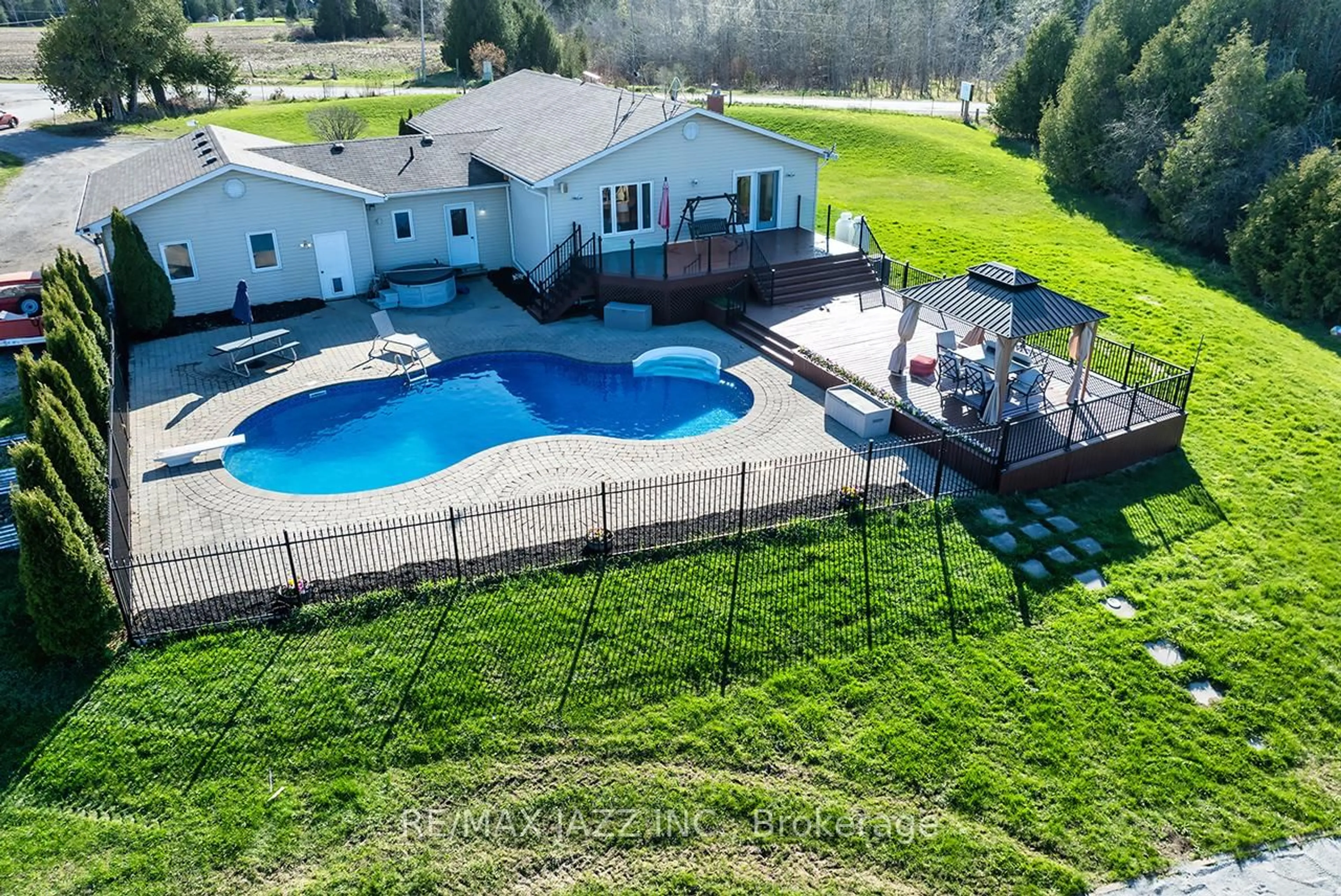 A pic from outside/outdoor area/front of a property/back of a property/a pic from drone, water/lake/river/ocean view for 3 Royal Oak Rd, Kawartha Lakes Ontario K0M 2J0