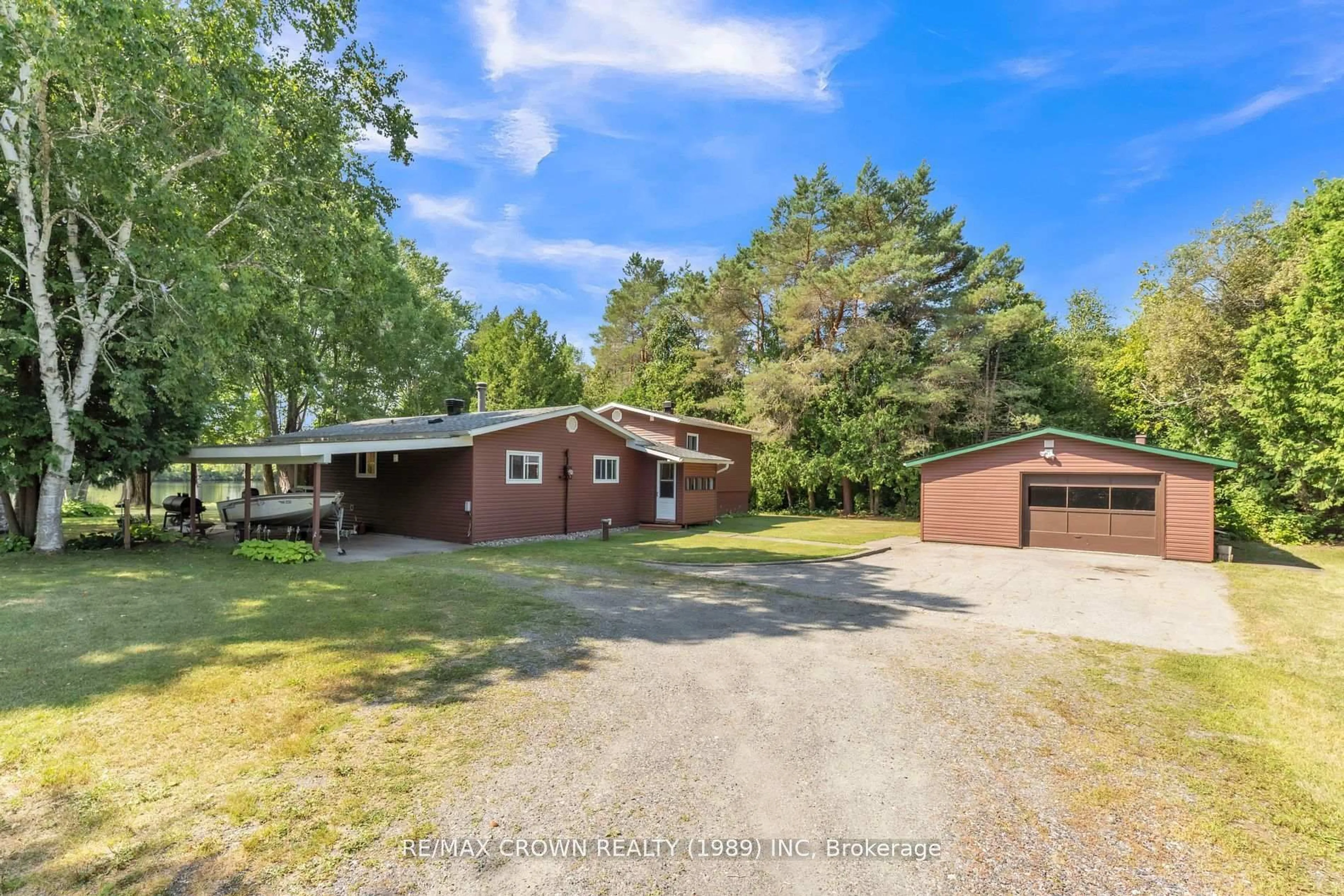A pic from outside/outdoor area/front of a property/back of a property/a pic from drone, unknown for 796 Lalande Rd, West Nipissing Ontario P0H 2M0