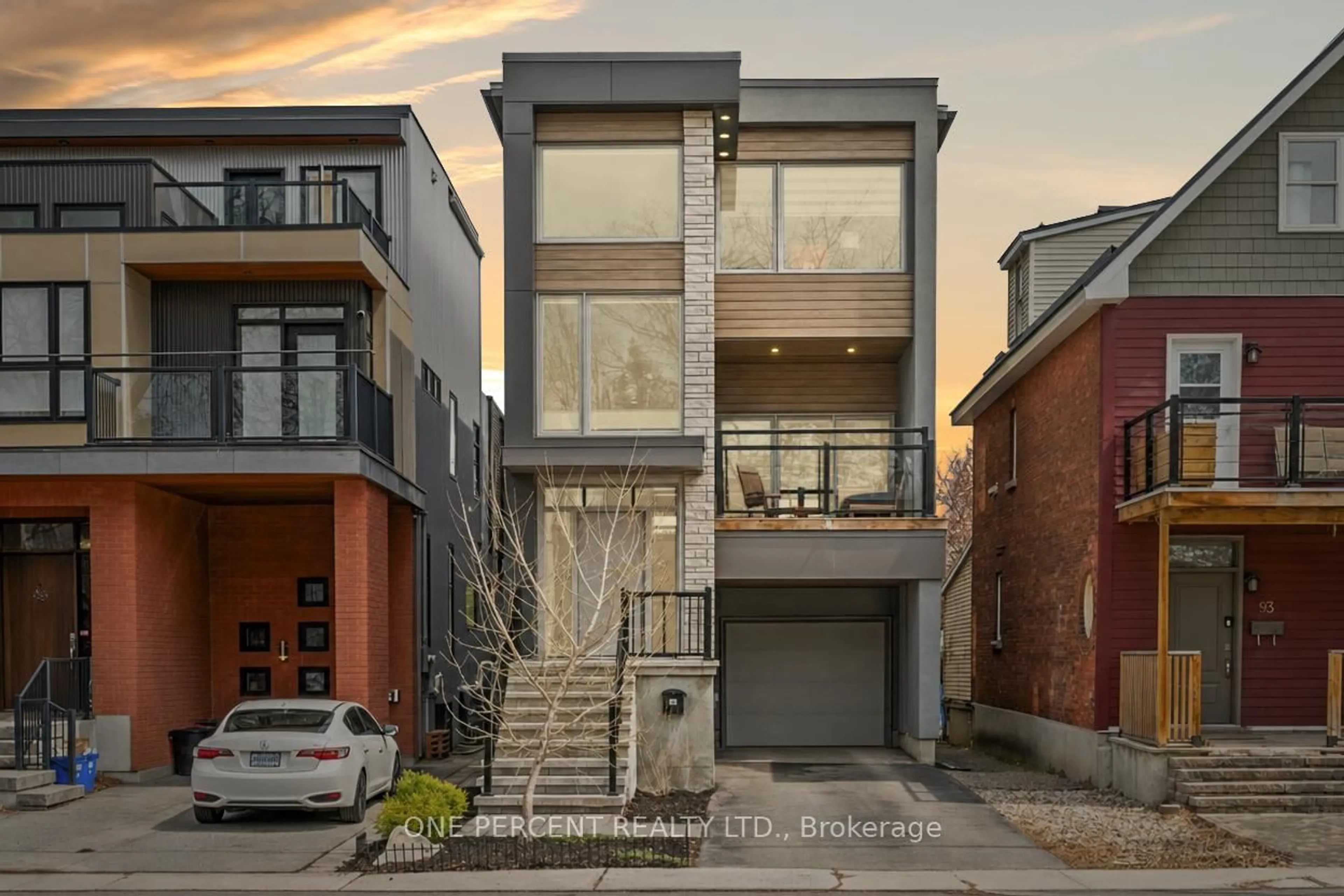 Home with brick exterior material, street for 91 Hamilton Ave, Ottawa Ontario K1Y 1B8