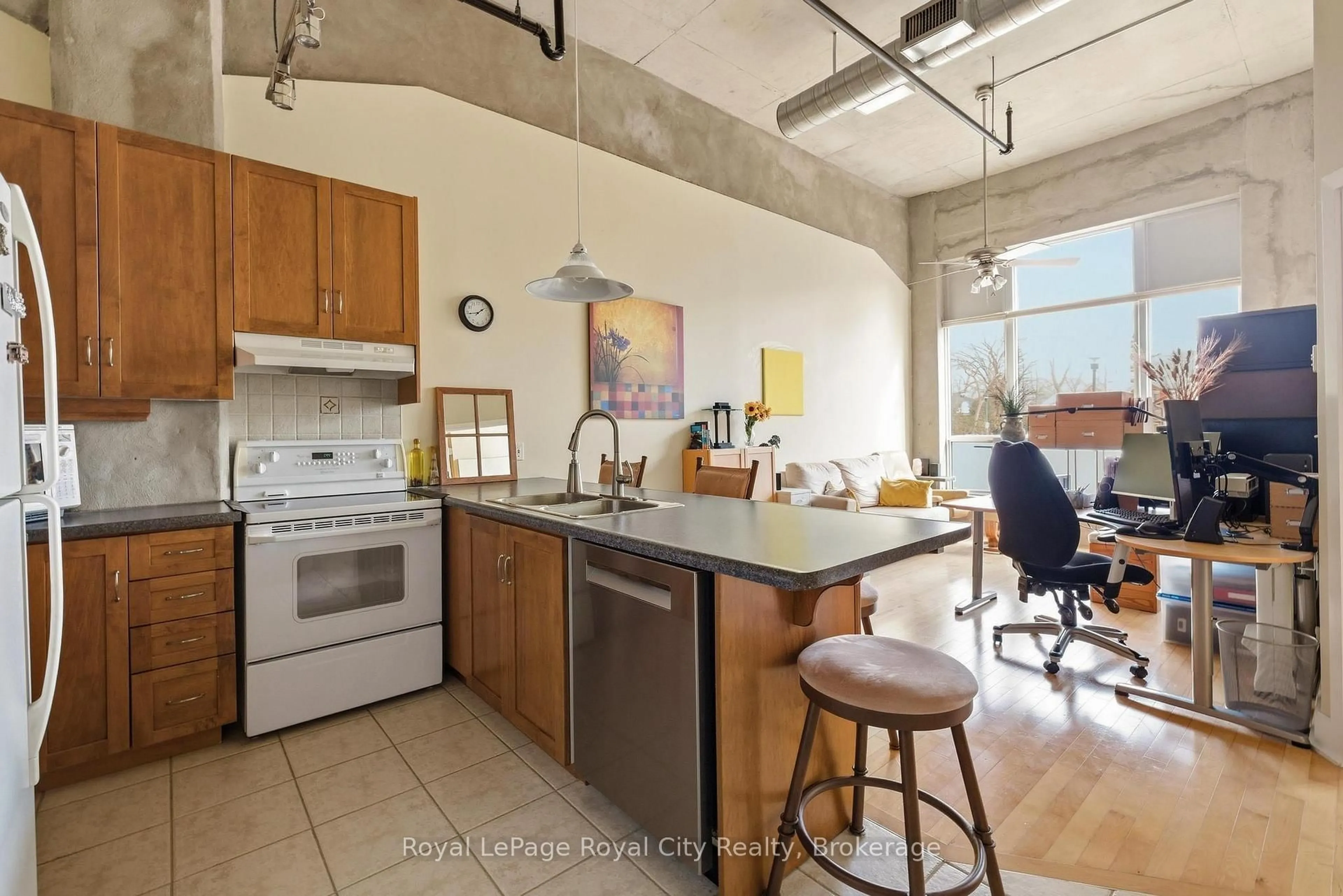 Open concept kitchen, unknown for 26 Ontario St #108, Guelph Ontario N1E 7K1