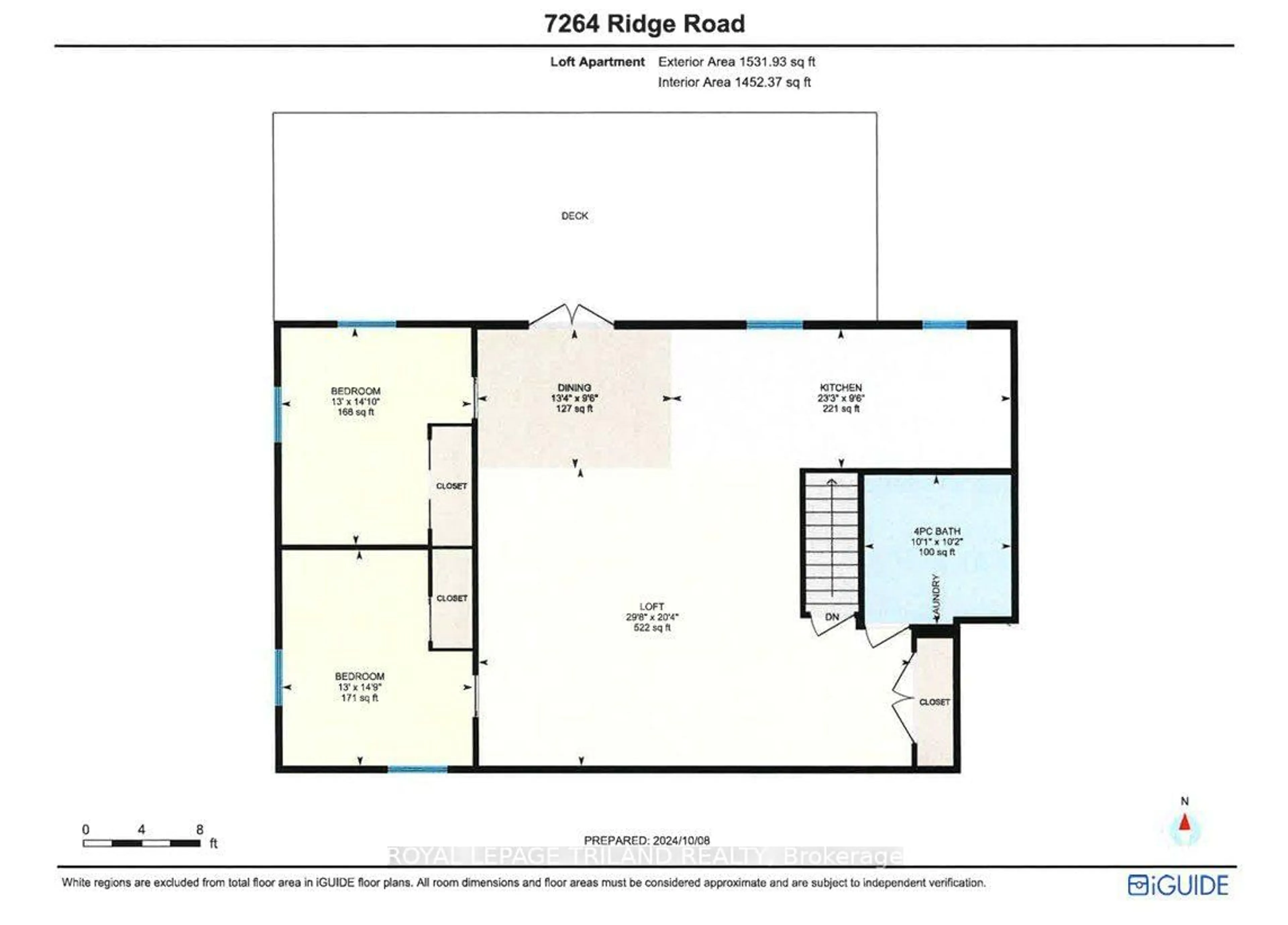 Floor plan for 7264 Ridge Rd, Lambton Shores Ontario N0N 1J3