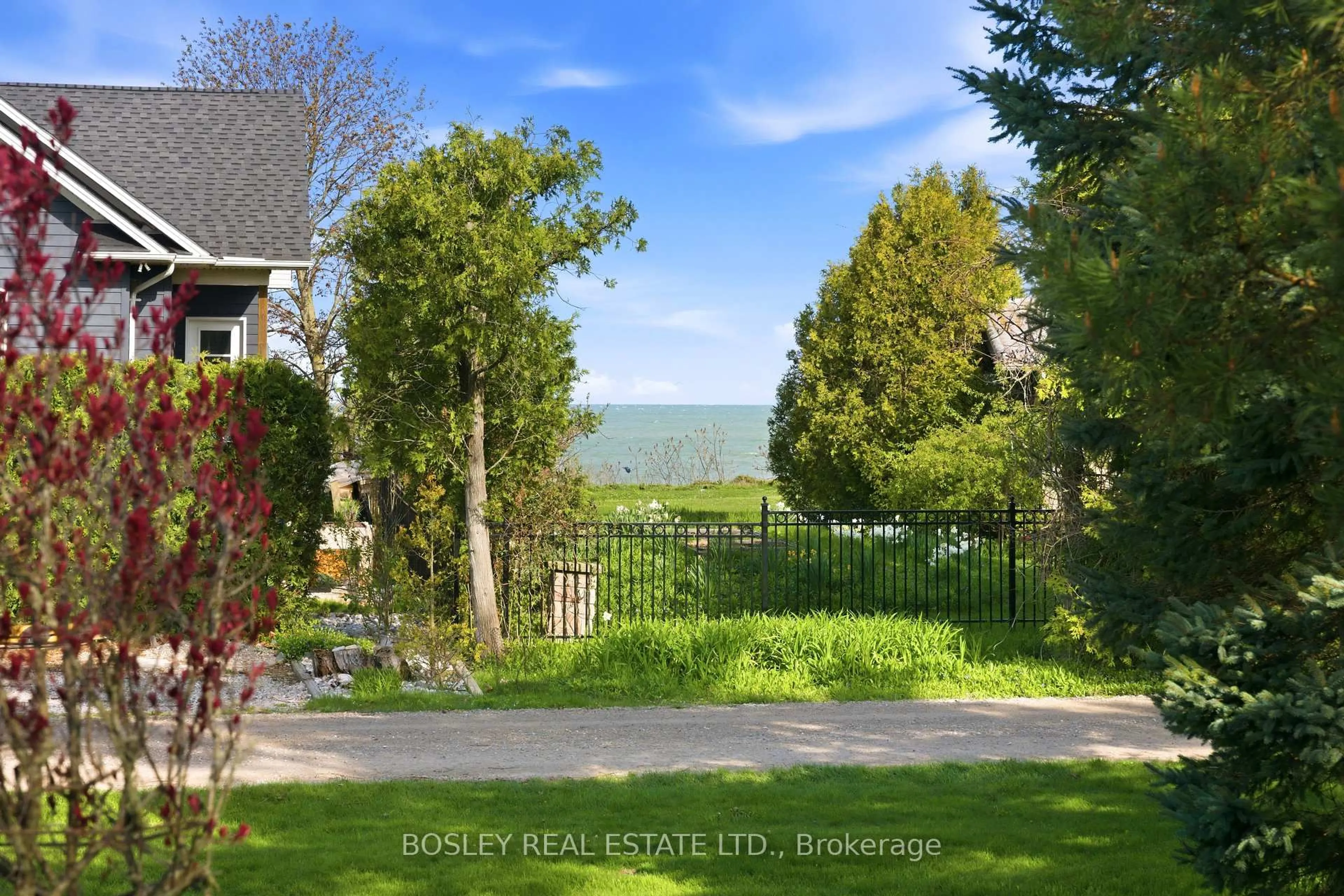 A pic from outside/outdoor area/front of a property/back of a property/a pic from drone, water/lake/river/ocean view for 71738 Old Cedarbank Lane, Bluewater Ontario N0M 1N0