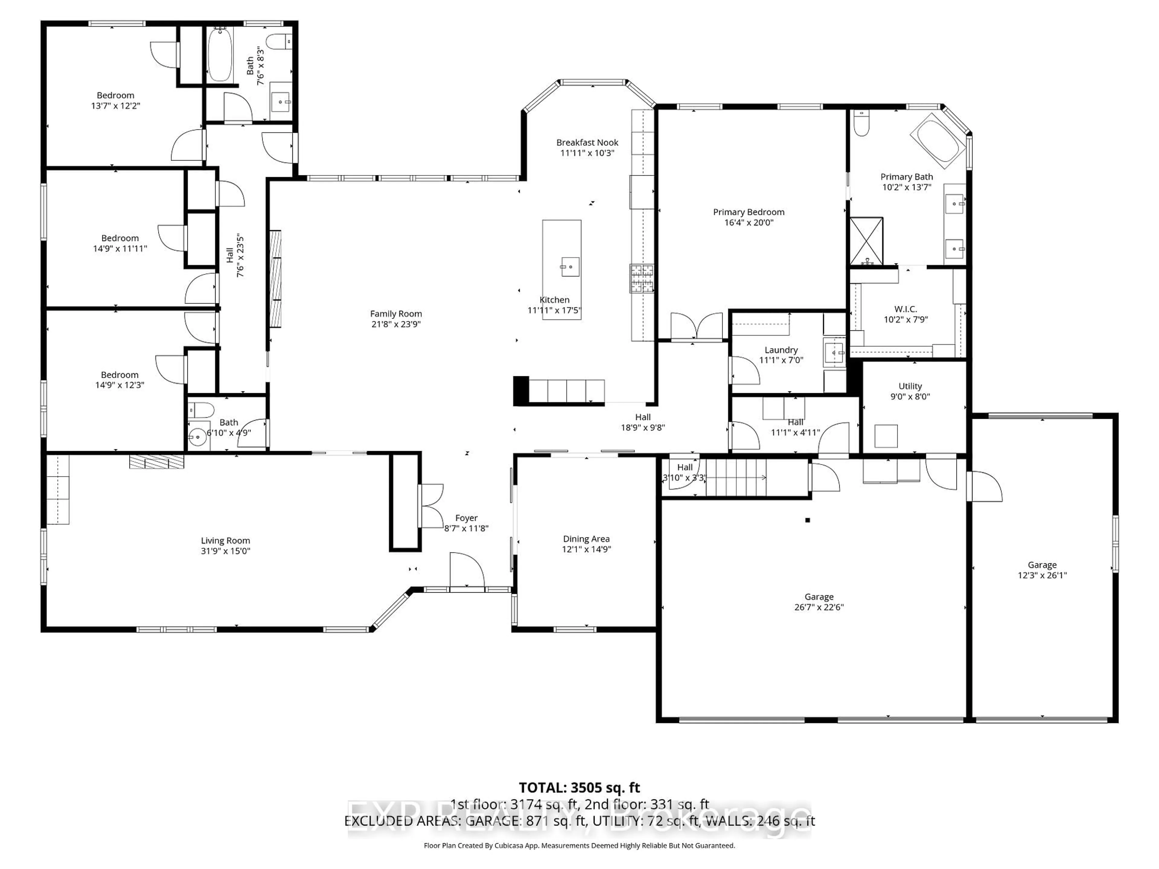 Floor plan for 22 Melissa Cres, North Bay Ontario P1C 1M8