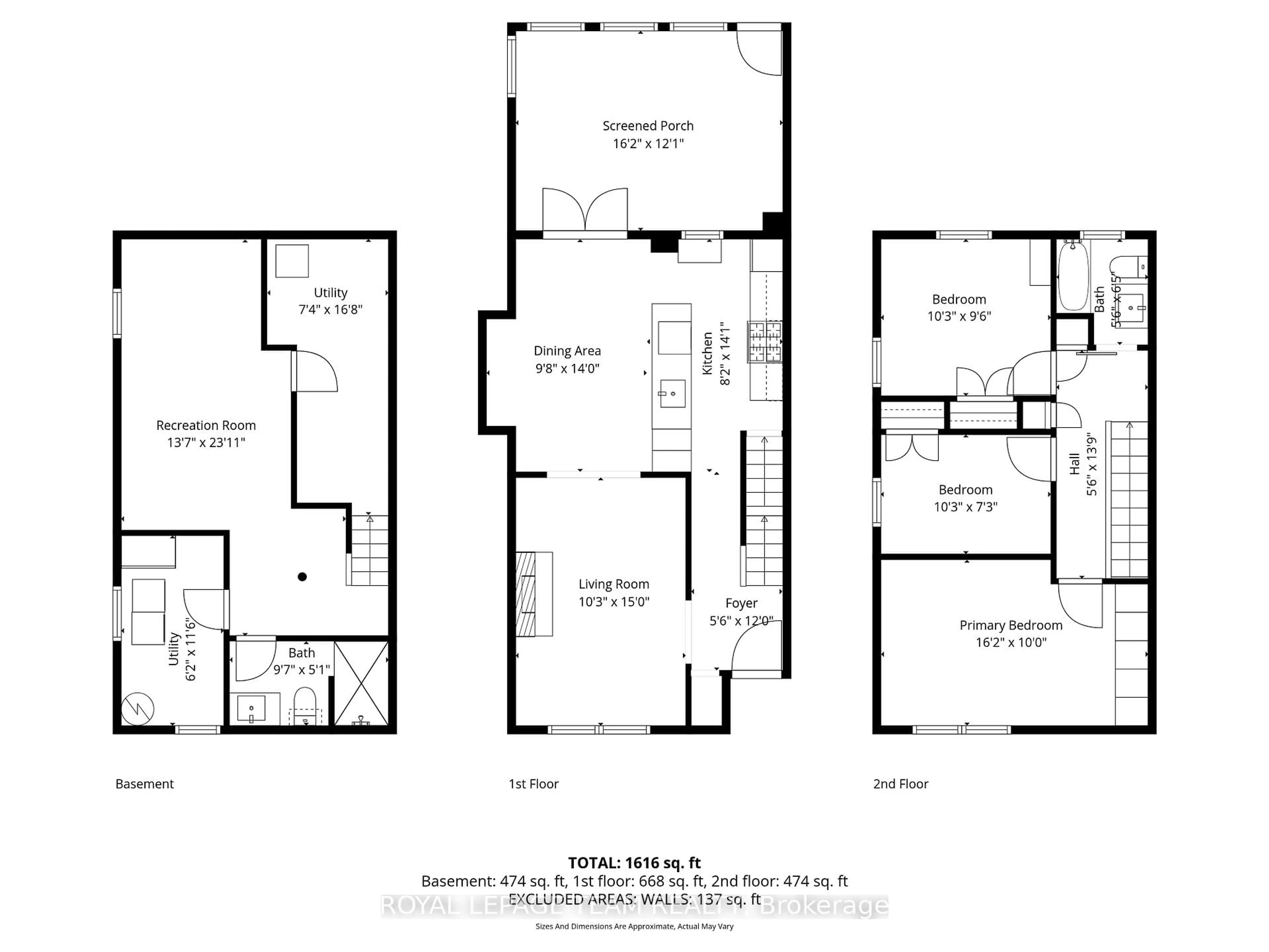 Floor plan for 7 Edina St, Ottawa Ontario K1Y 3P1